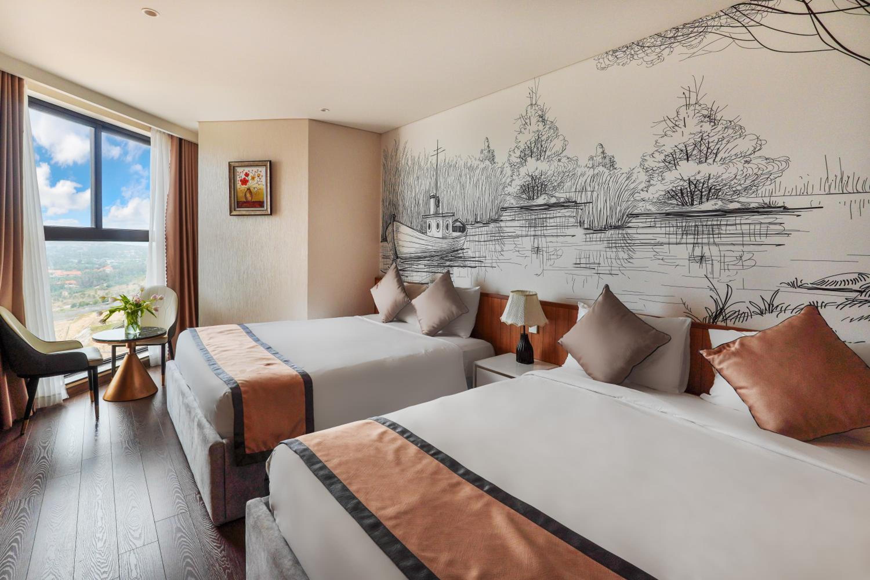 Quadruple Room with Sea View