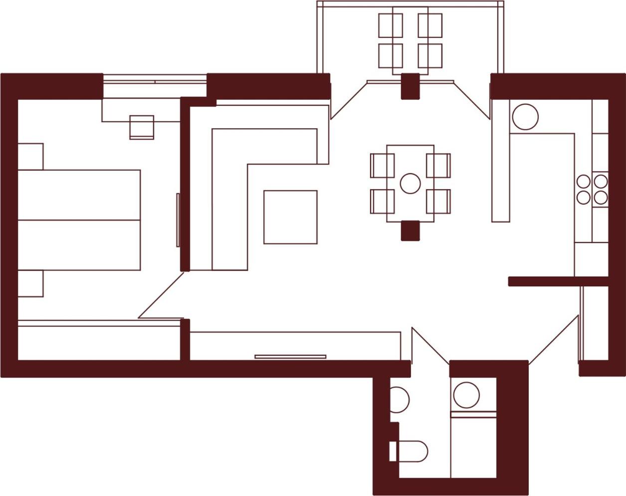 One-Bedroom Apartment photo 2