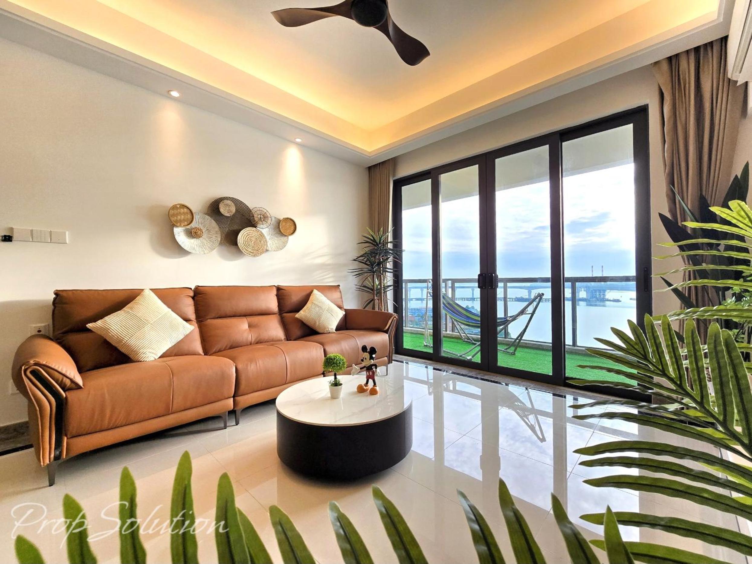 Three-Bedroom Apartment with Sea View