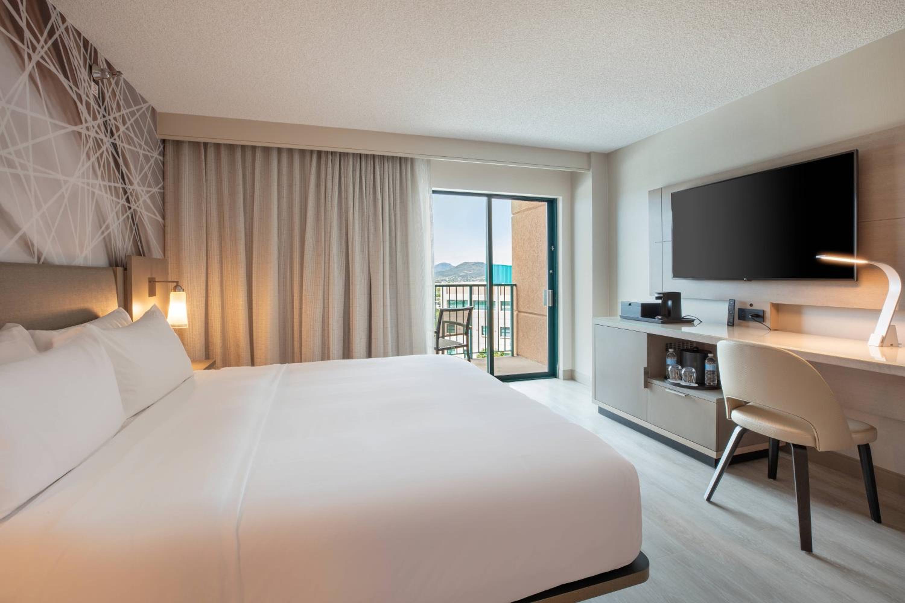 King Room with Sofa Bed and Roll-in Shower - Mobility Accessible