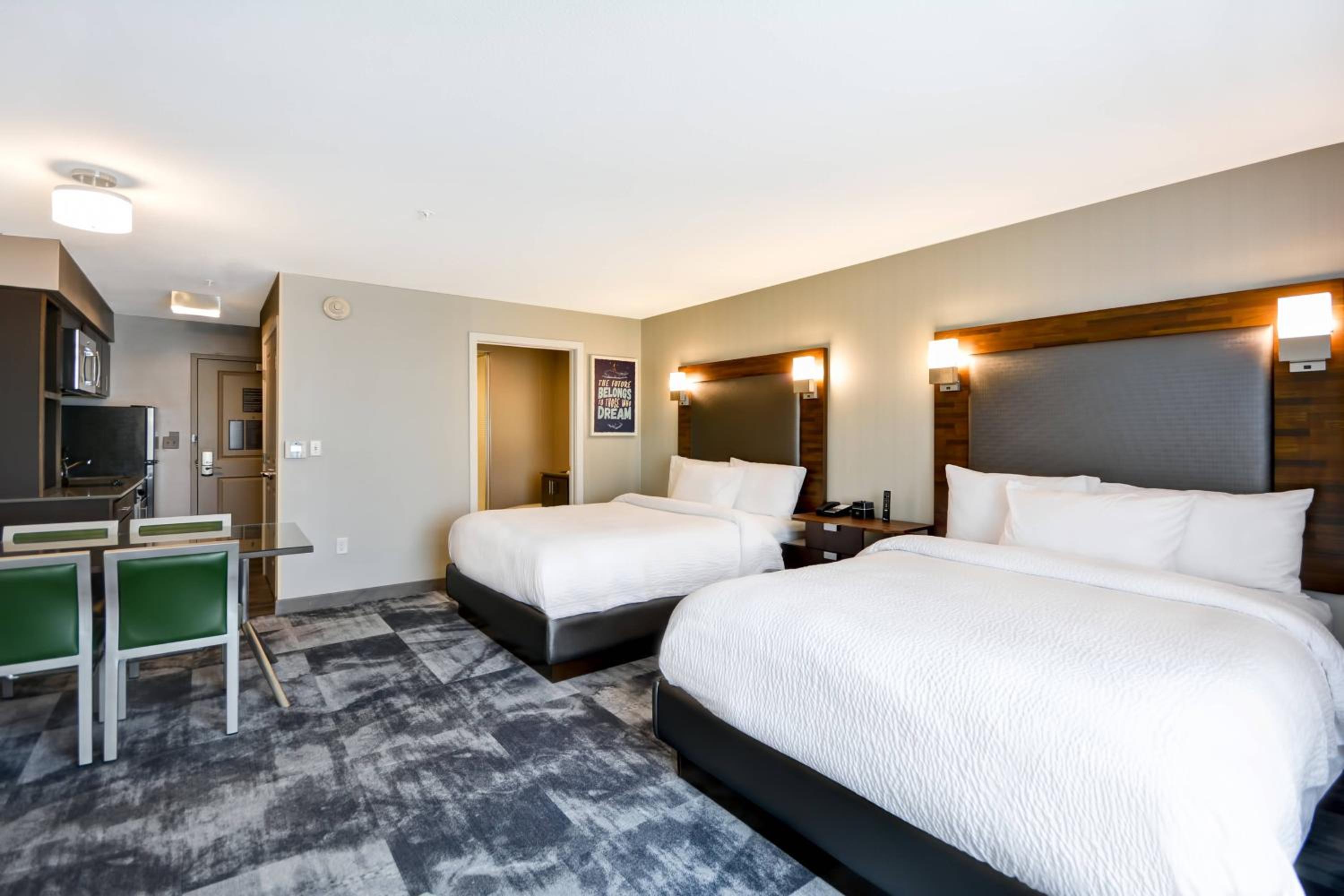 Studio with Two Queen Beds and Roll-In Shower - Mobility and Hearing Accessible