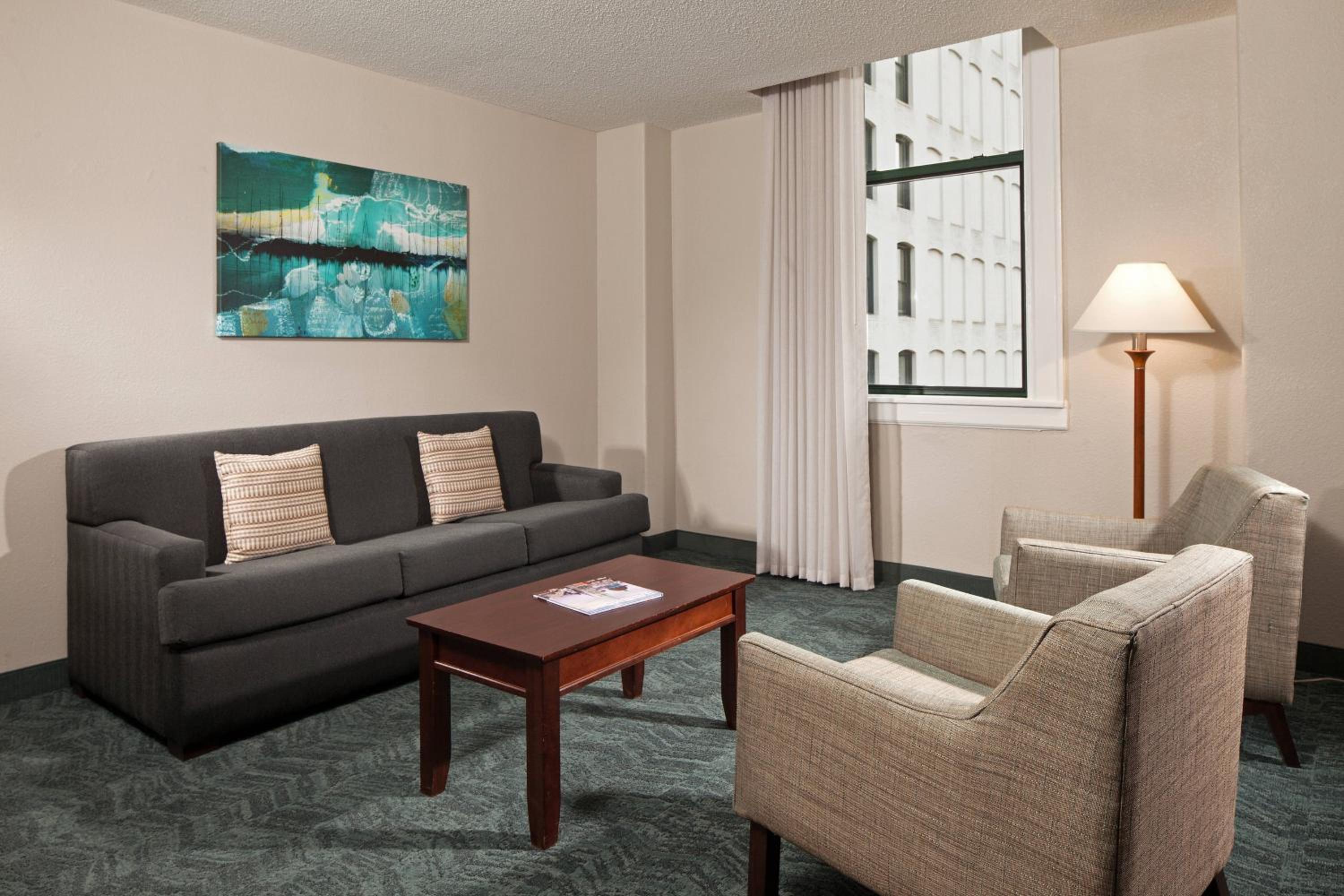 King Suite with Trundle Sofa - Hearing Accessible