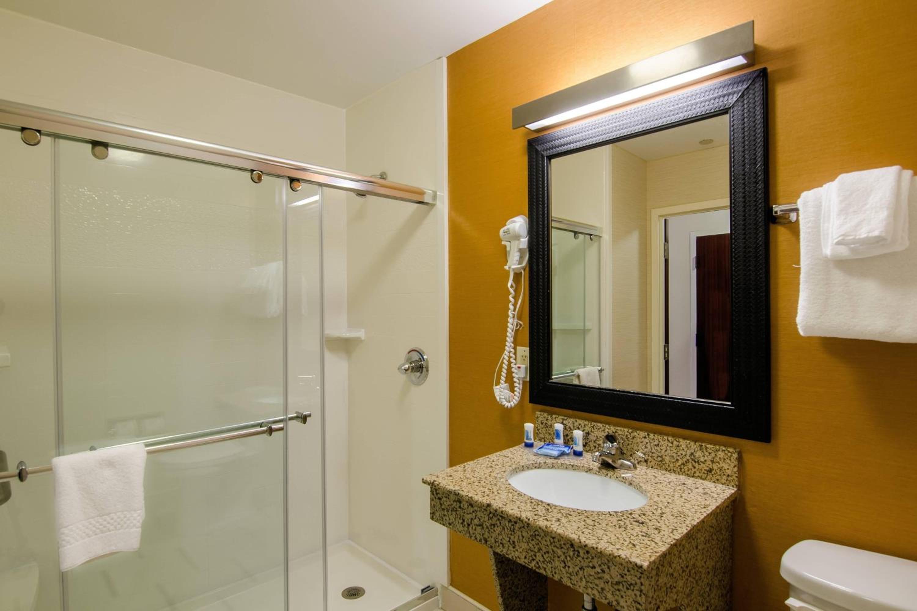 King Room with Roll-in Shower - Mobility and Hearing Accessible