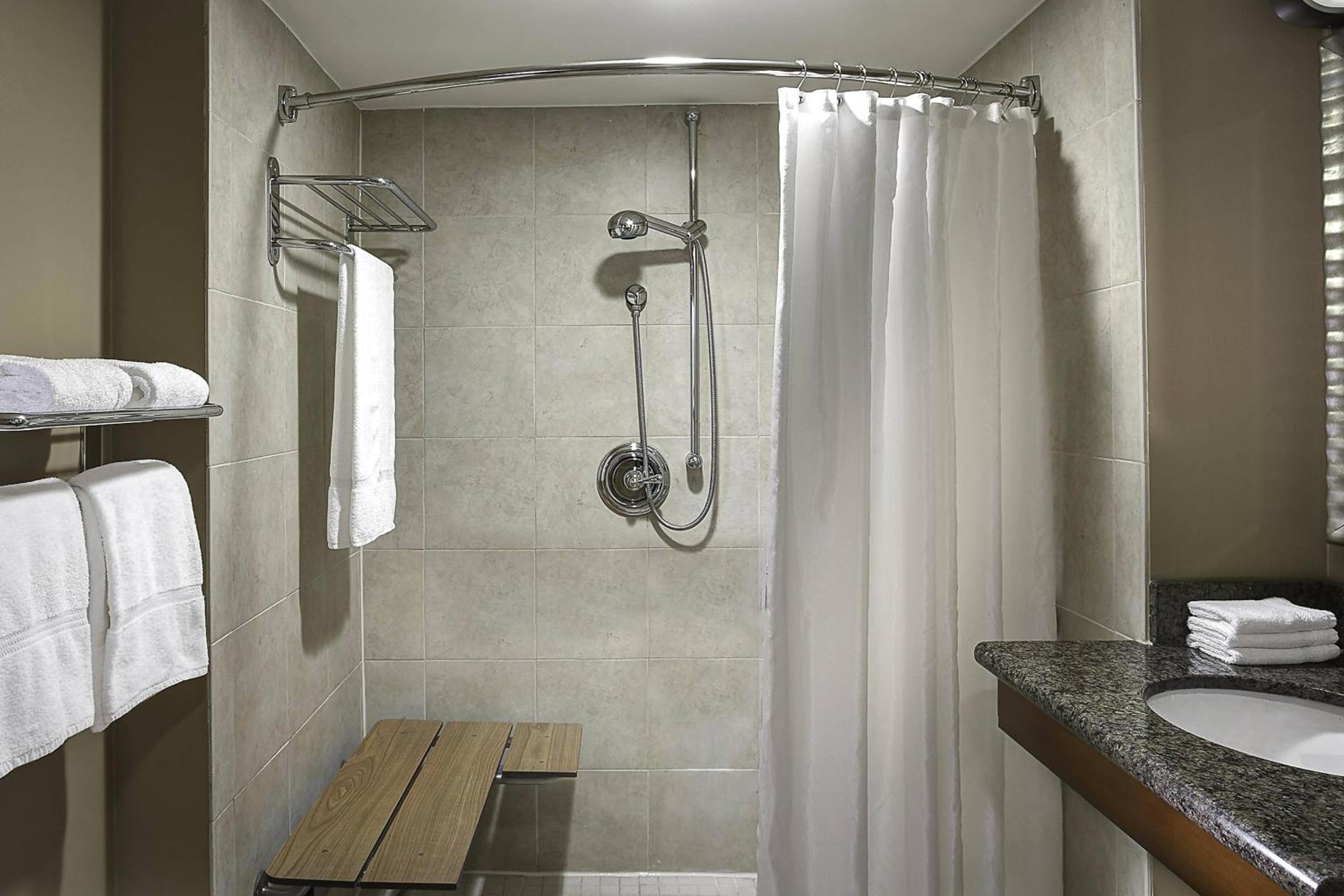 King Room - Mobility and Hearing Accessible with Roll-in Shower - Photo 4