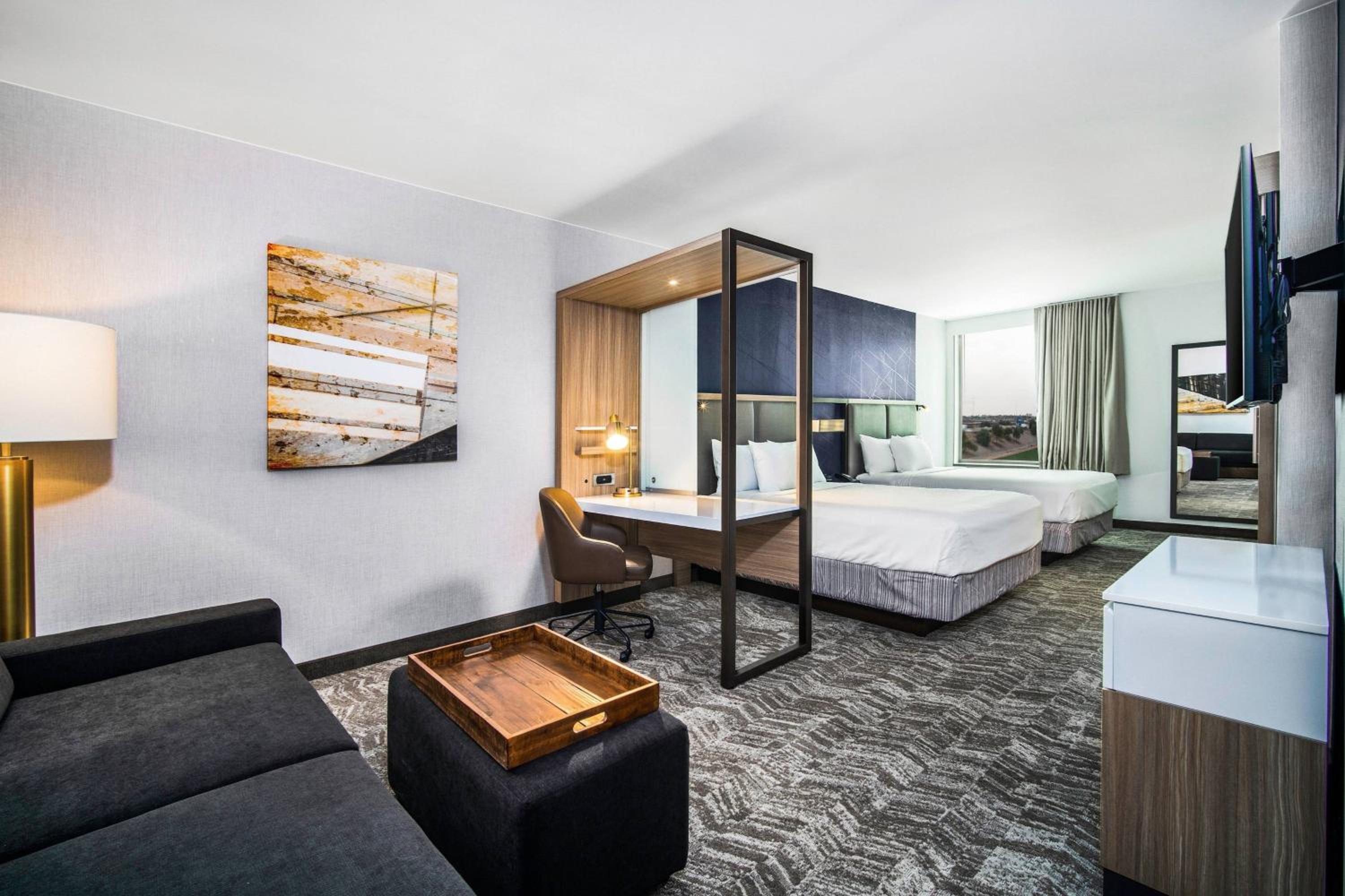 Queen Suite with Two Queen Beds and Trundle Sofa - Photo 1