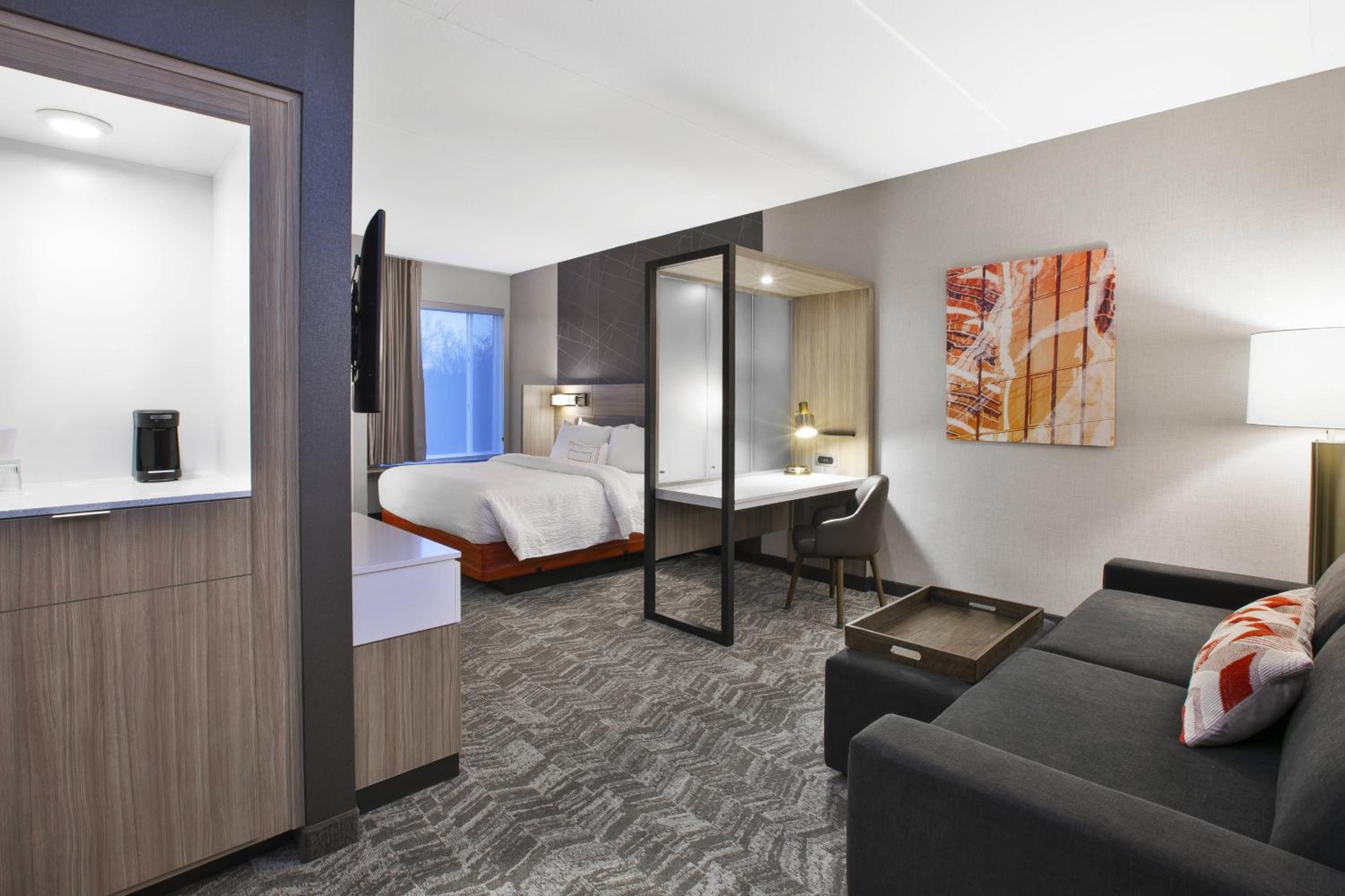 King Suite with Trundle Sofa - Hearing Accessible
