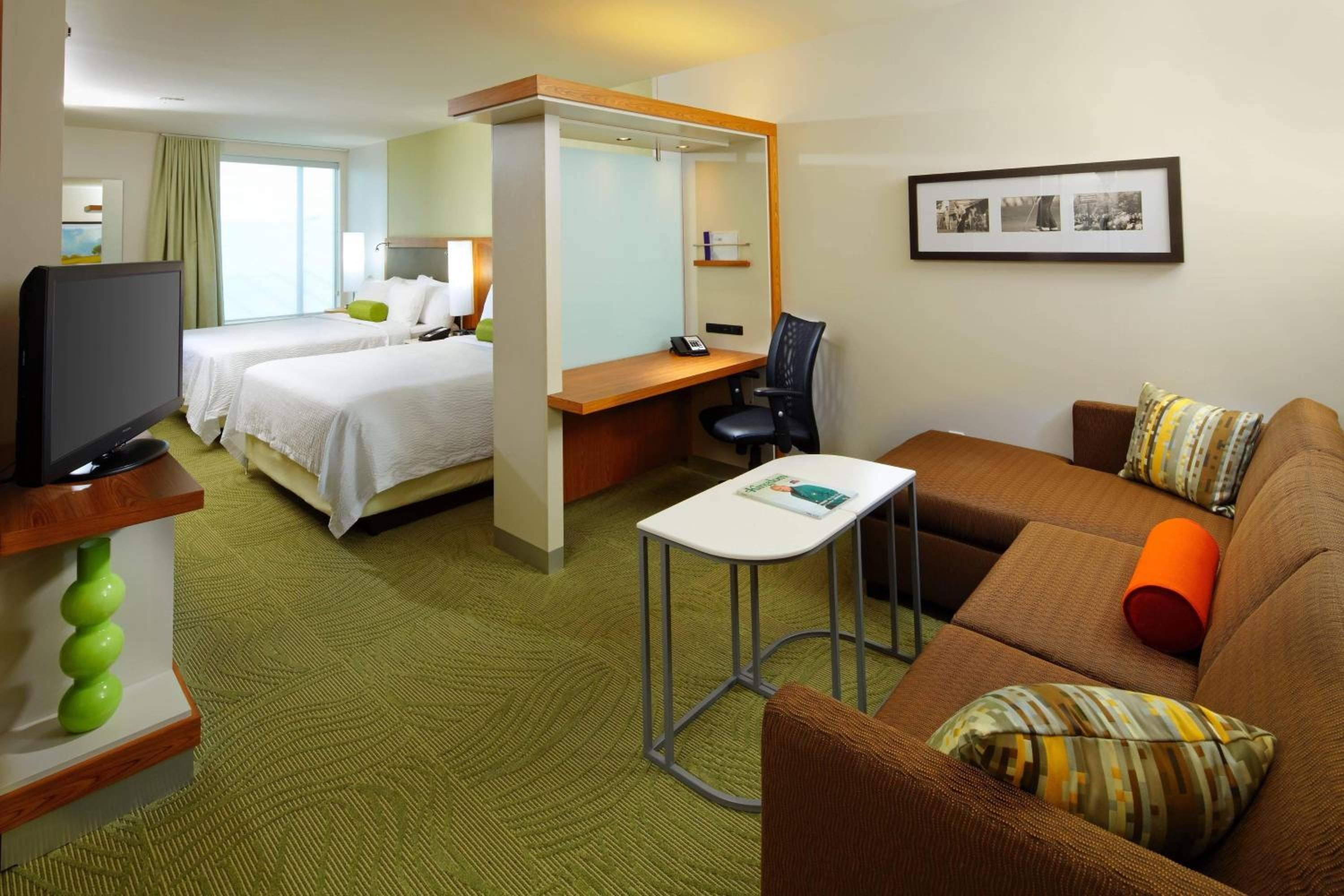 Queen Suite with Two Queen Beds and Trundle Sofa - Photo 1