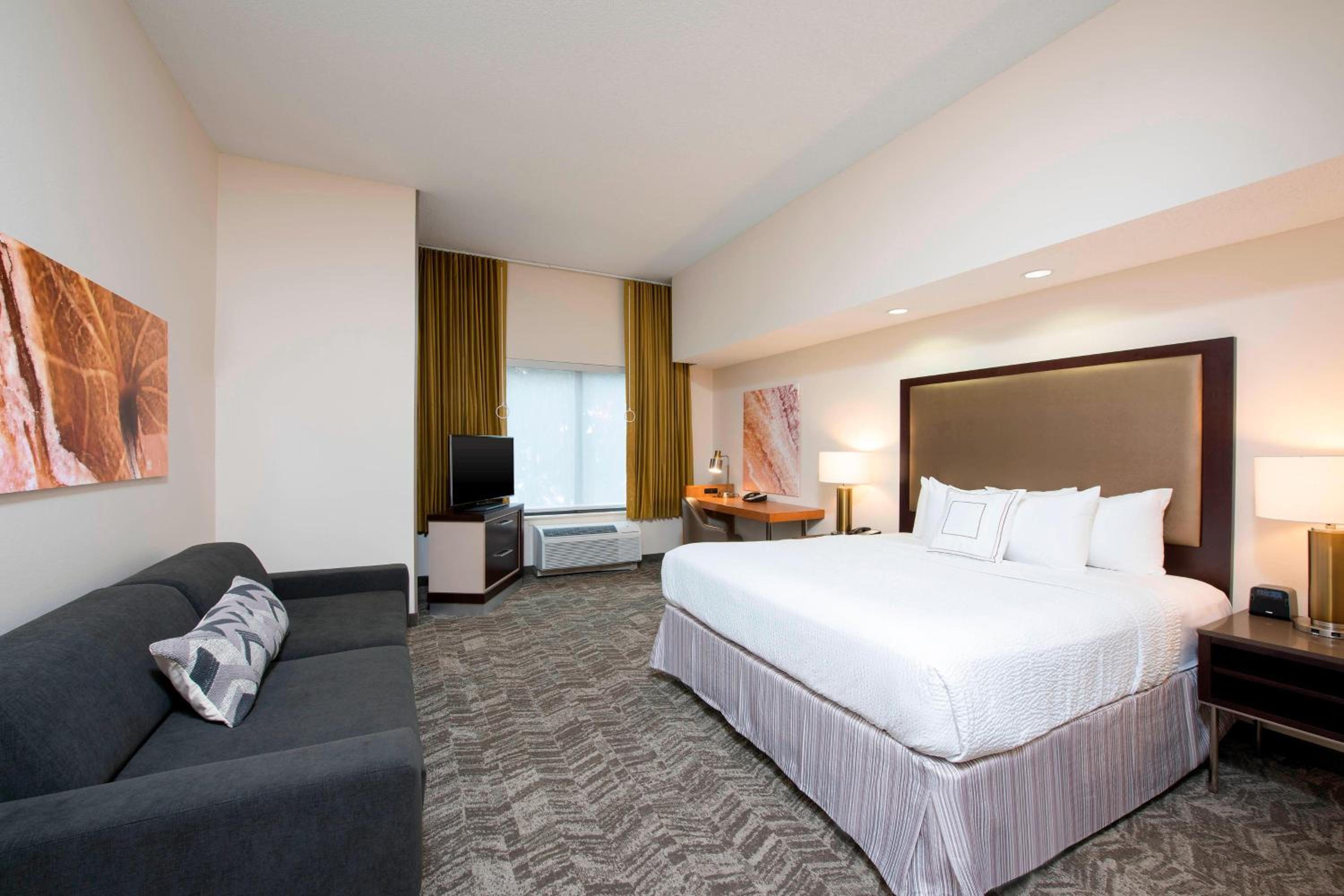 King Suite with Trundle Sofa - Hearing Accessible