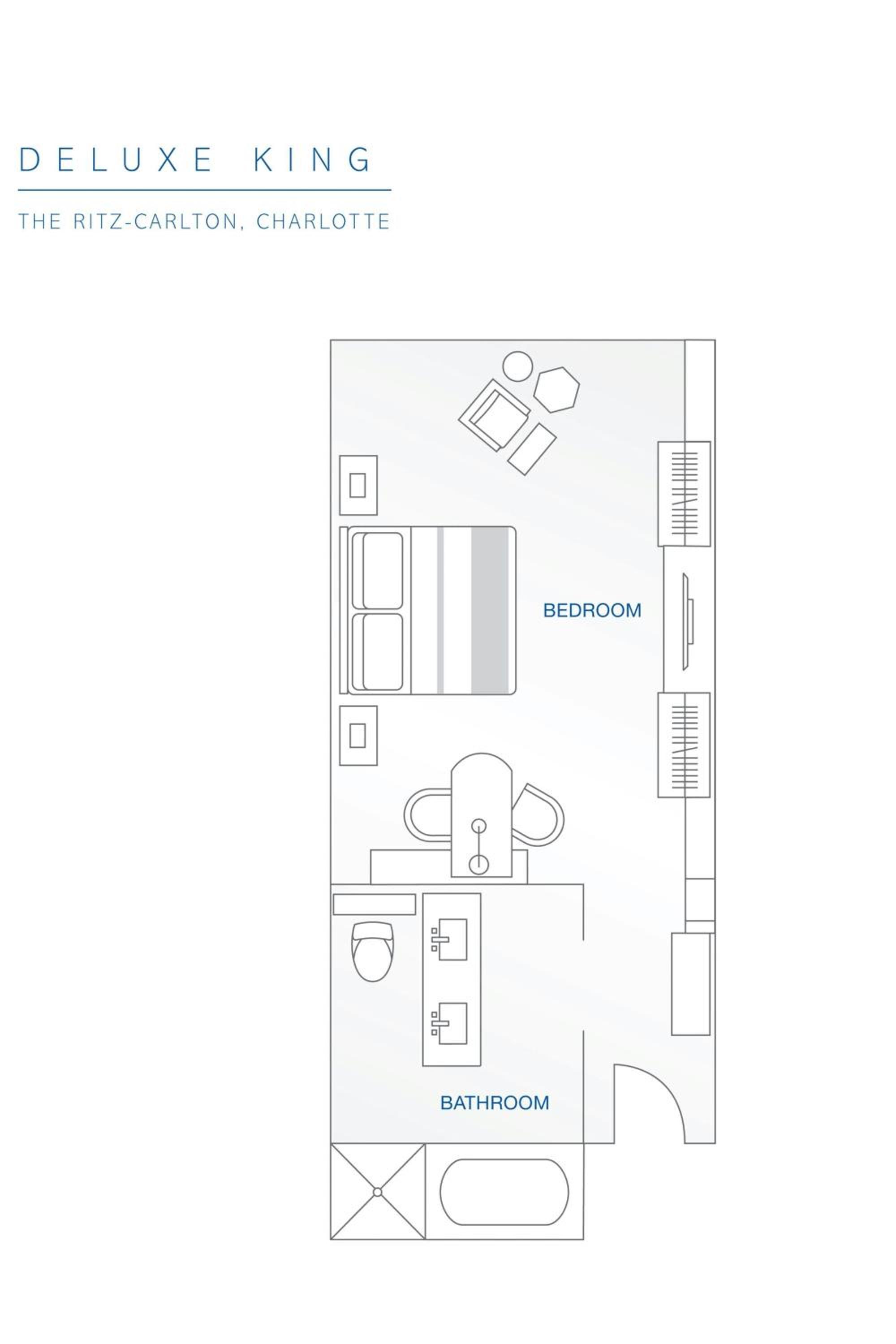 Deluxe King Room with Roll-in Shower - Mobility Accessible thumbnail 6