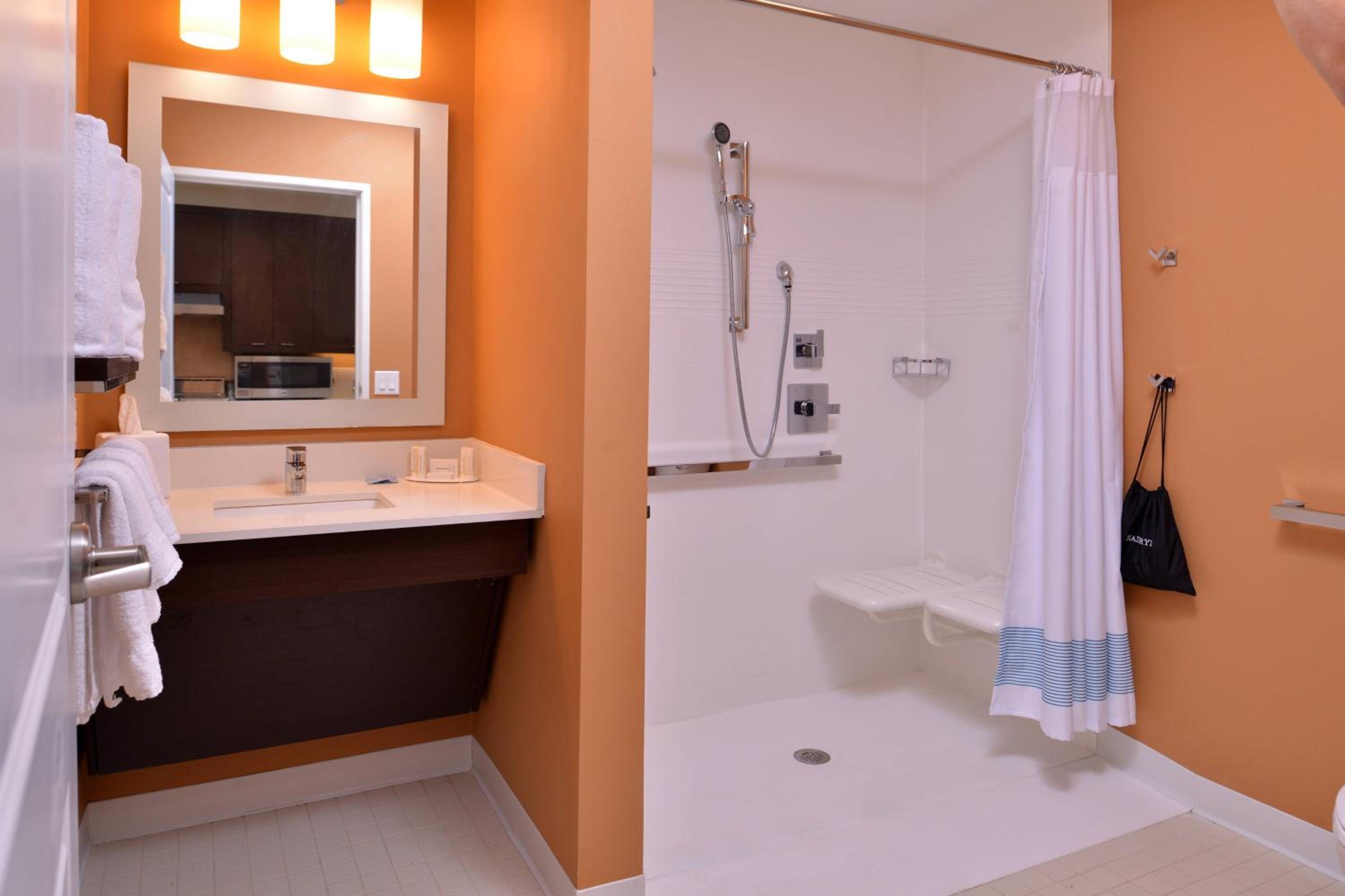 1 Bedroom Suite, Queen, Sofa bed (Mobility &amp; Hearing Accessible w/ Roll-in Shower)