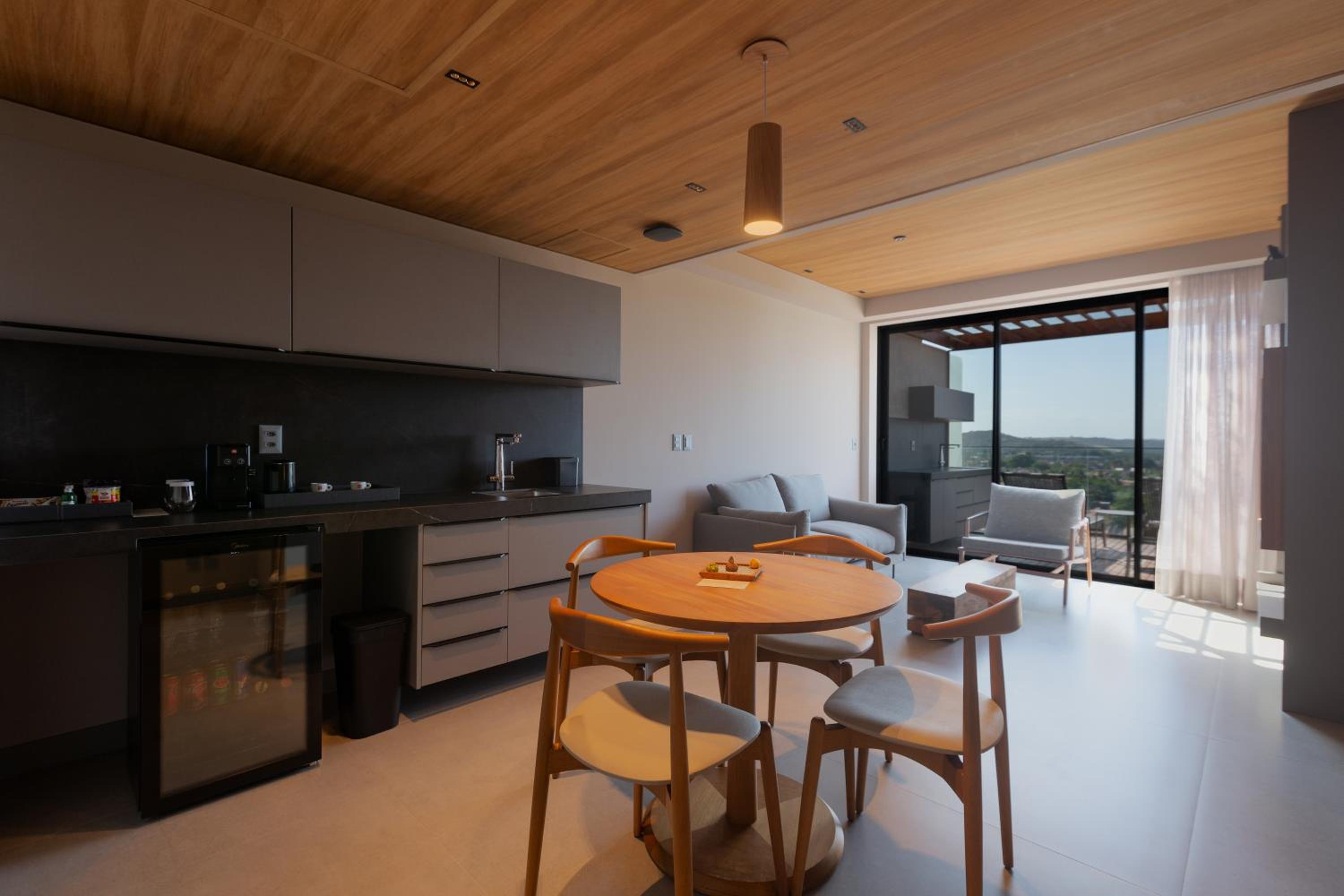 Deluxe One-Bedroom Apartment with City View