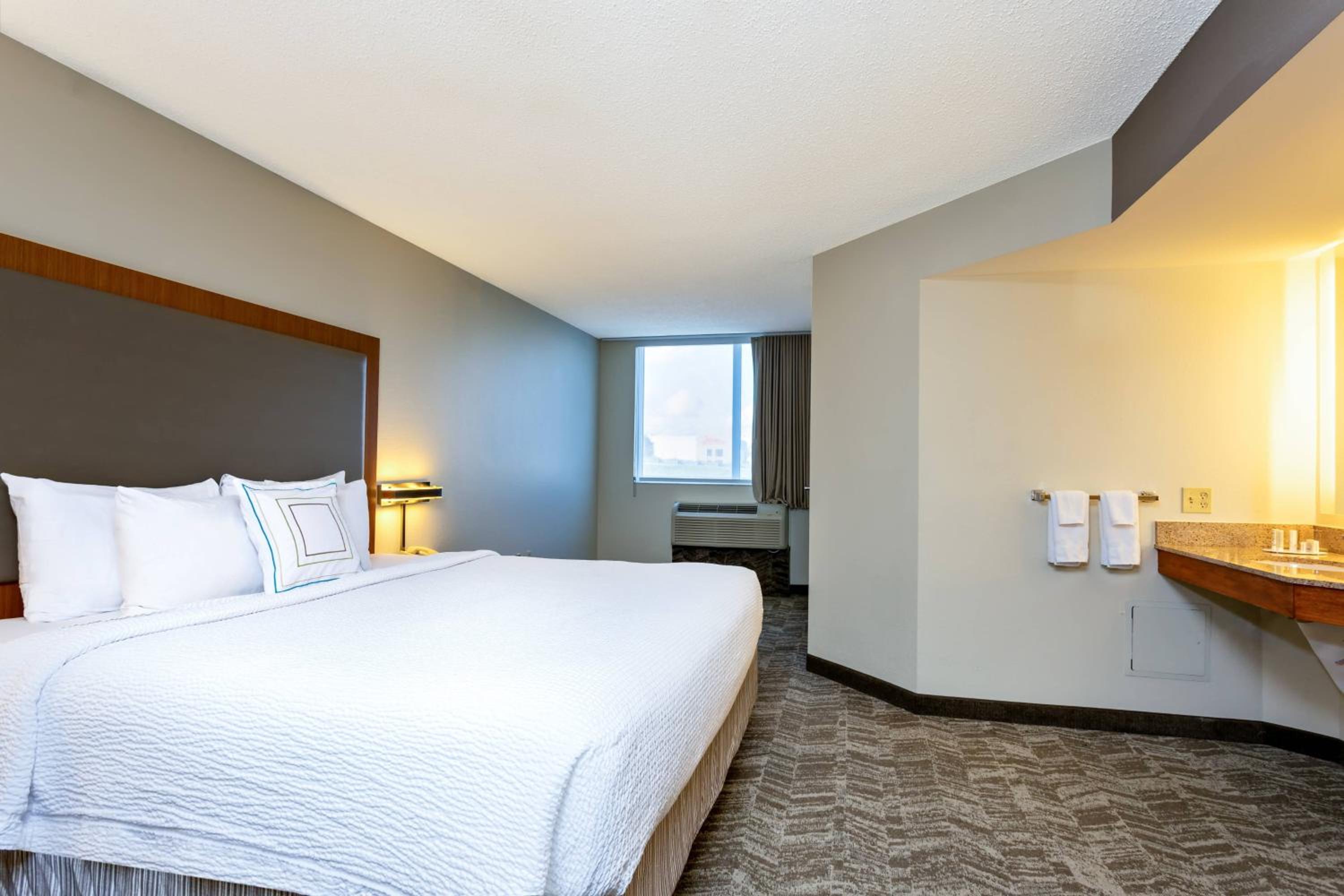 King Suite with Sofa Bed and Roll-in Shower - Mobility and Hearing Accessible