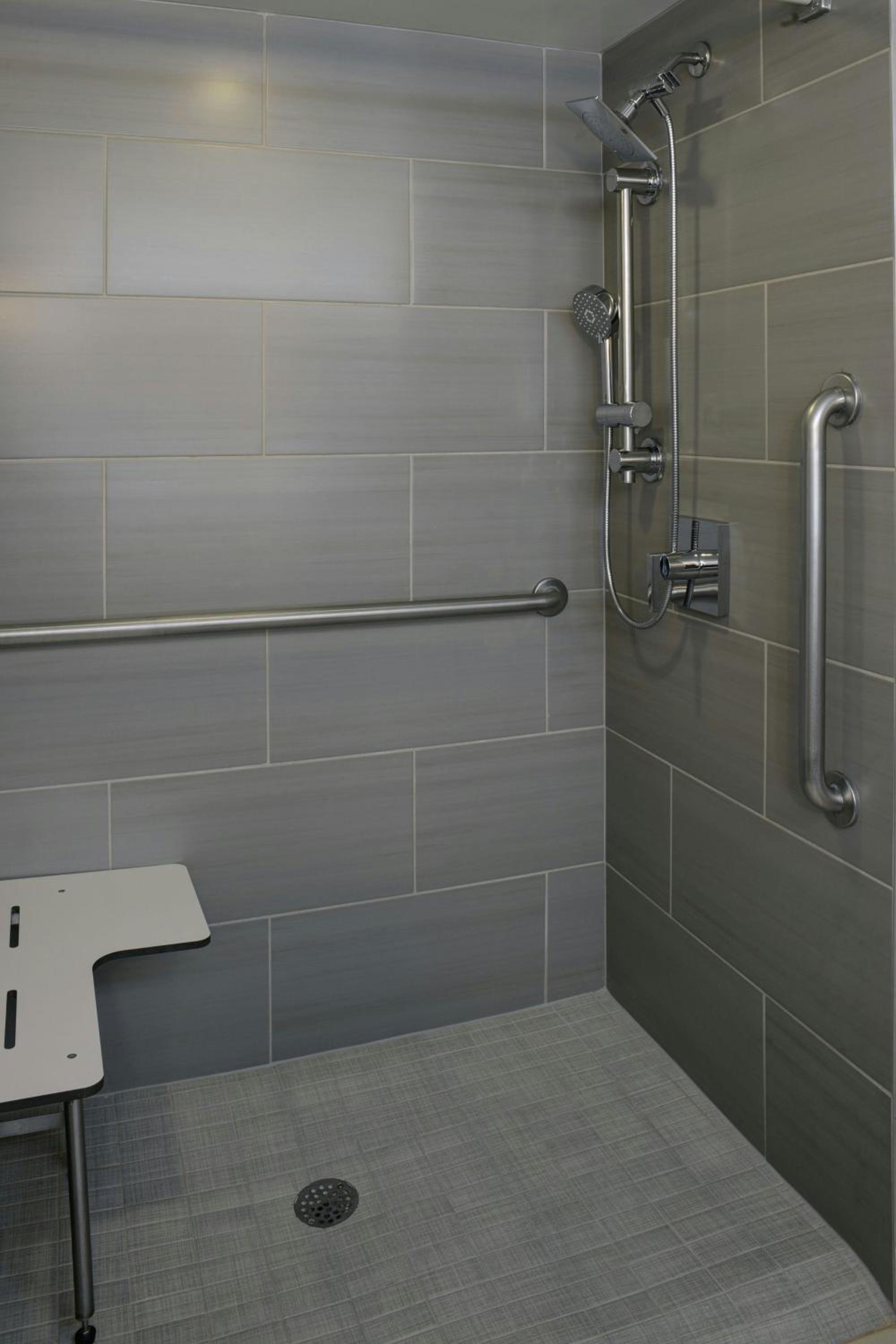 Guest room, 1 King, Sofa bed (Mobility &amp; Hearing Accessible  w/ Roll-in Shower) - Photo 11