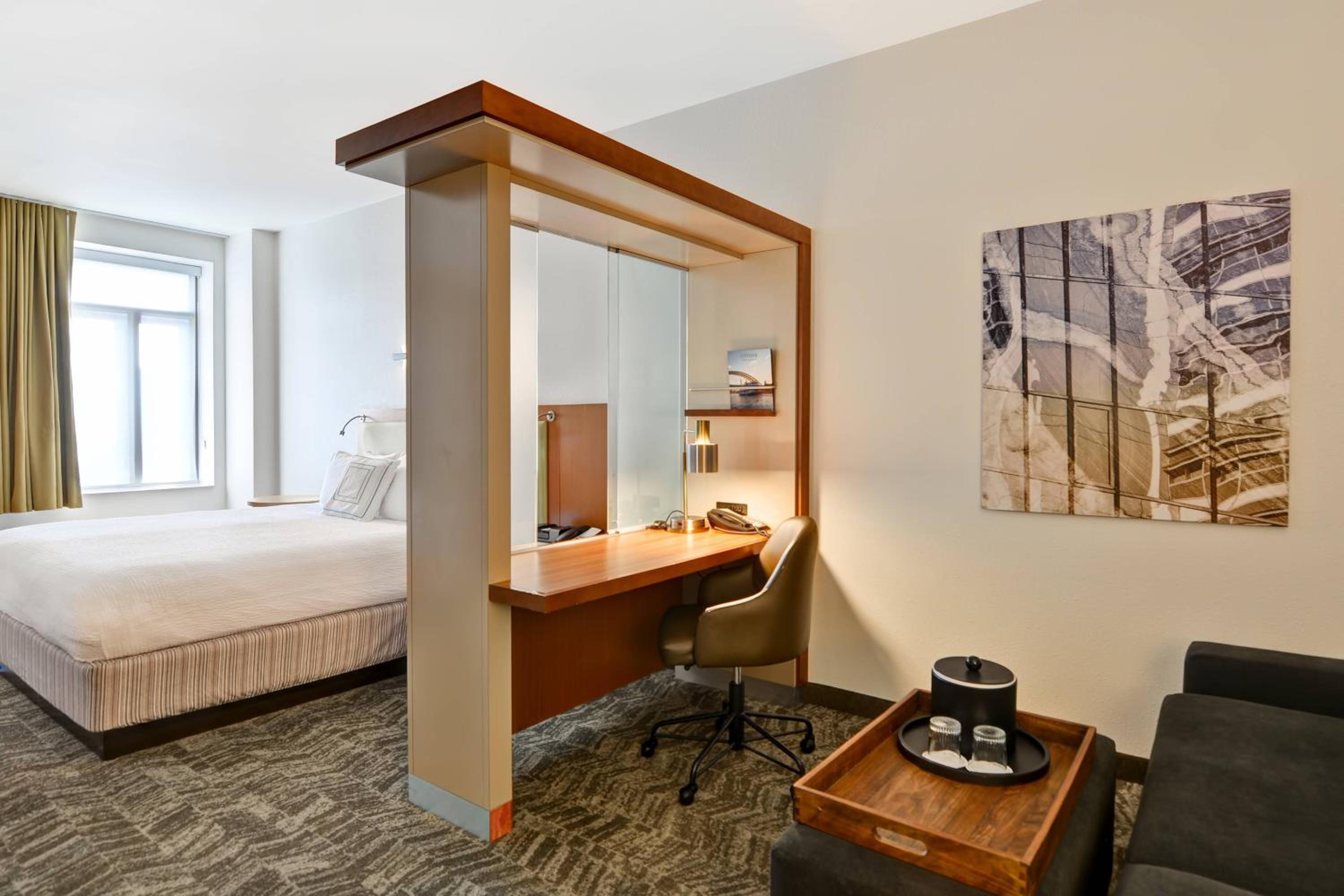 King Suite with Roll-In Shower and Trundle Sofa - Mobility Access/Hearing Accessible - Photo 4