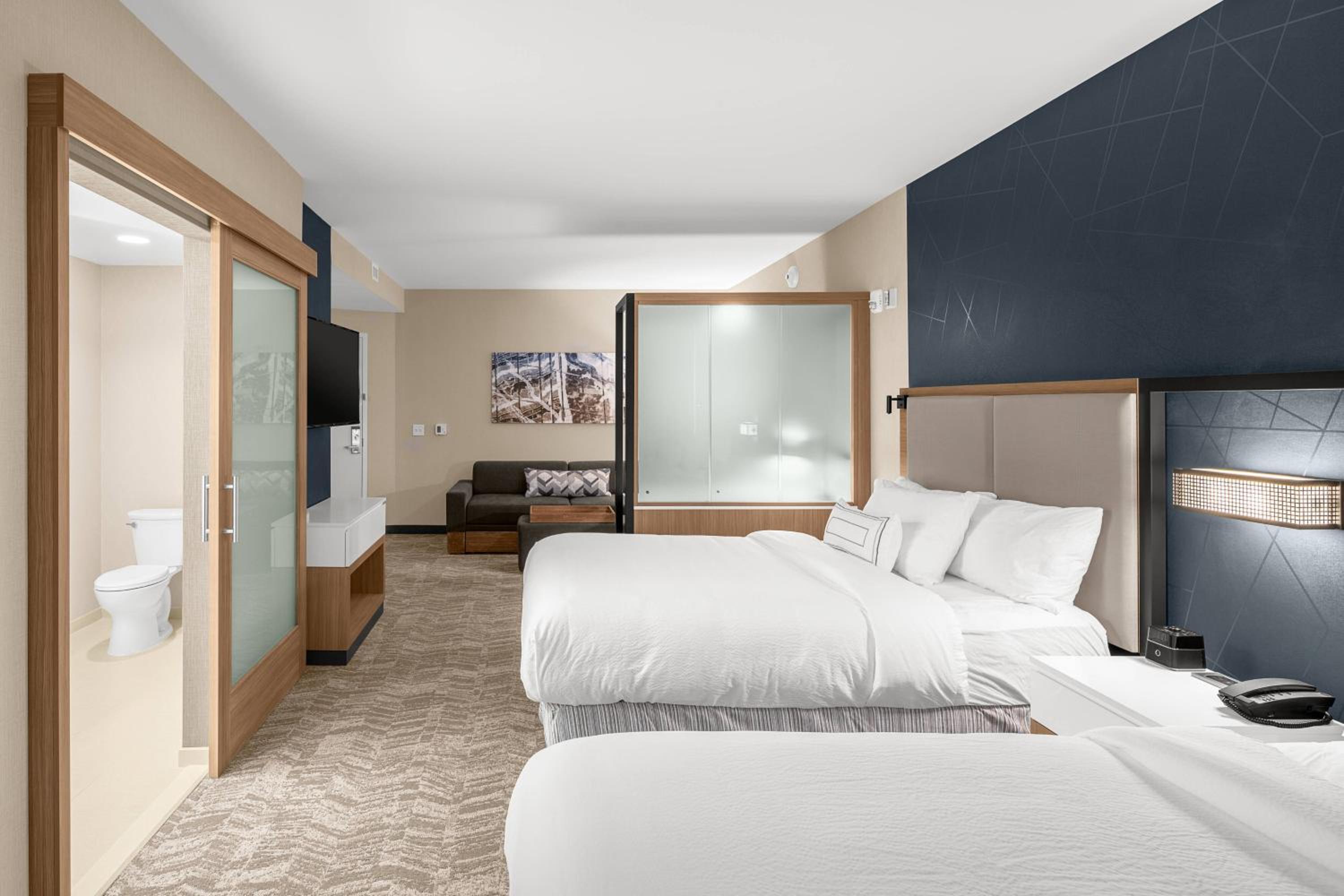 Queen Suite with Two Queen Beds and Trundle Sofa - Photo 2