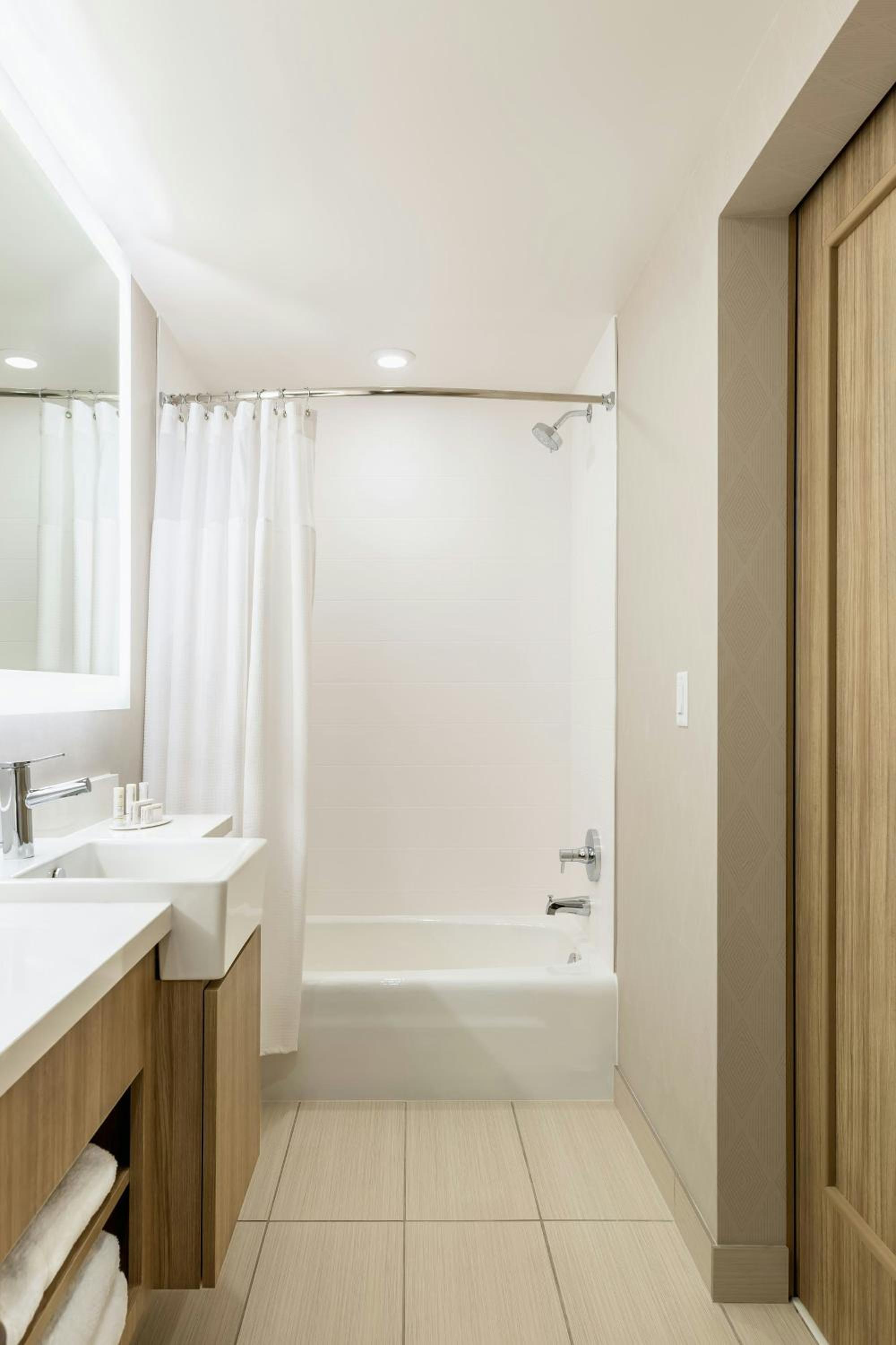 Queen Studio with Sofa Bed and Roll-in Shower - Mobility Accessible