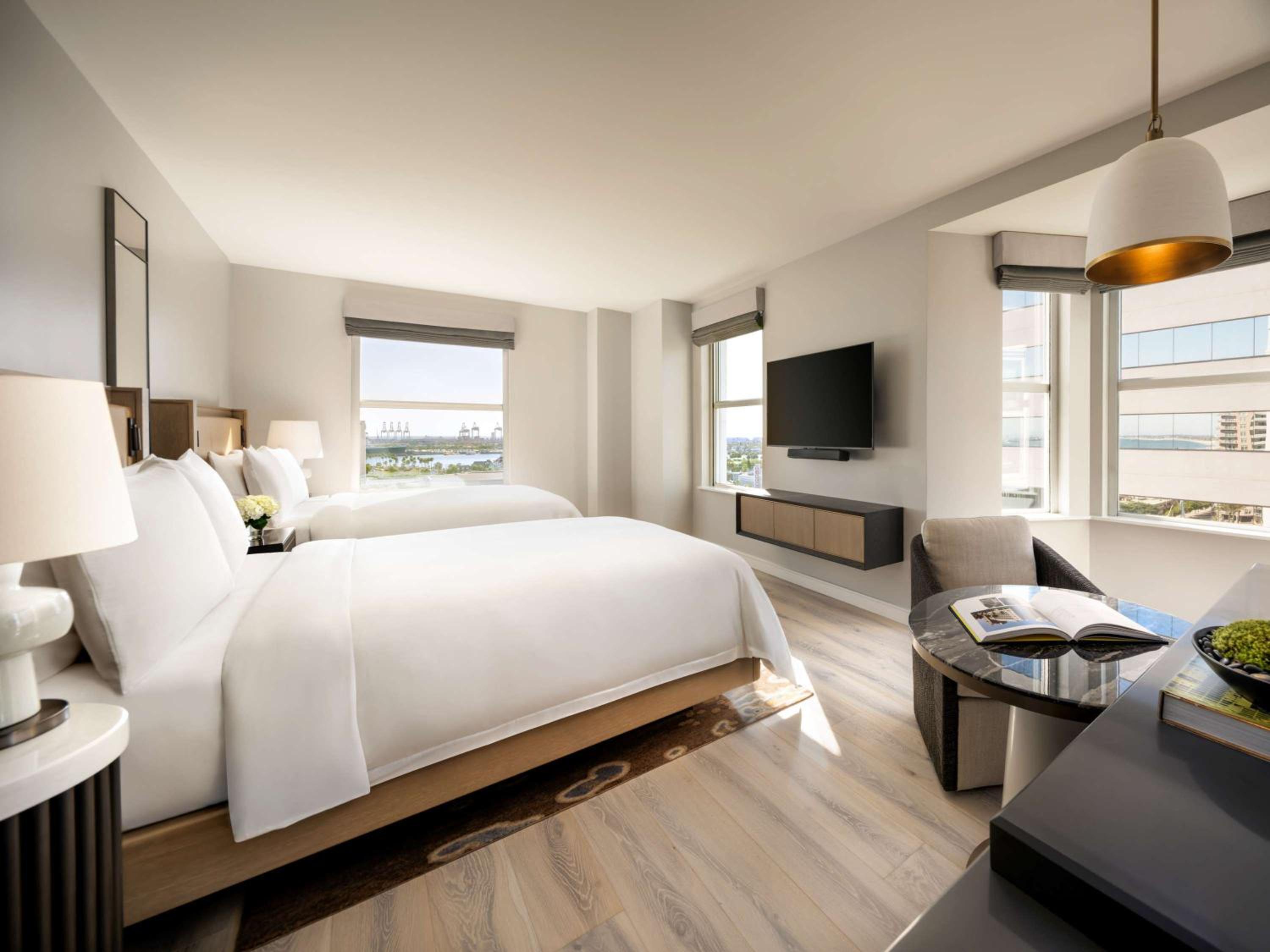 Deluxe Room with Two Queen Beds and City View