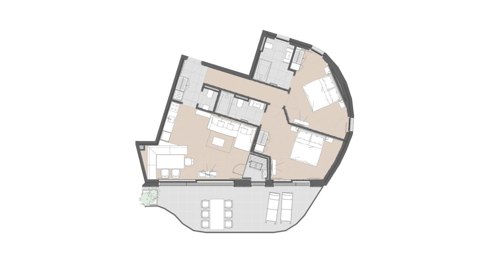 Two-Bedroom Apartment