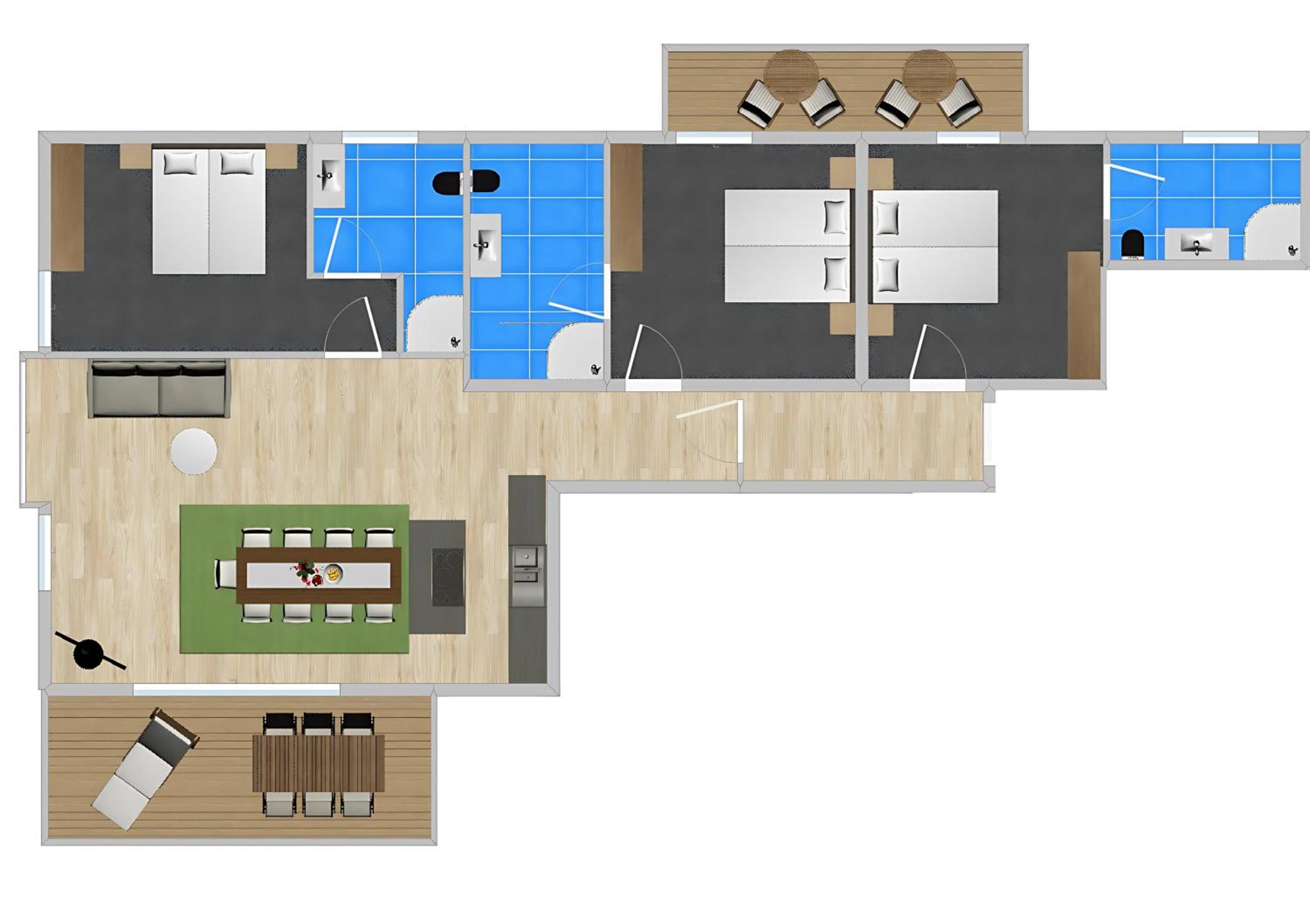 Three-Bedroom Chalet photo 2