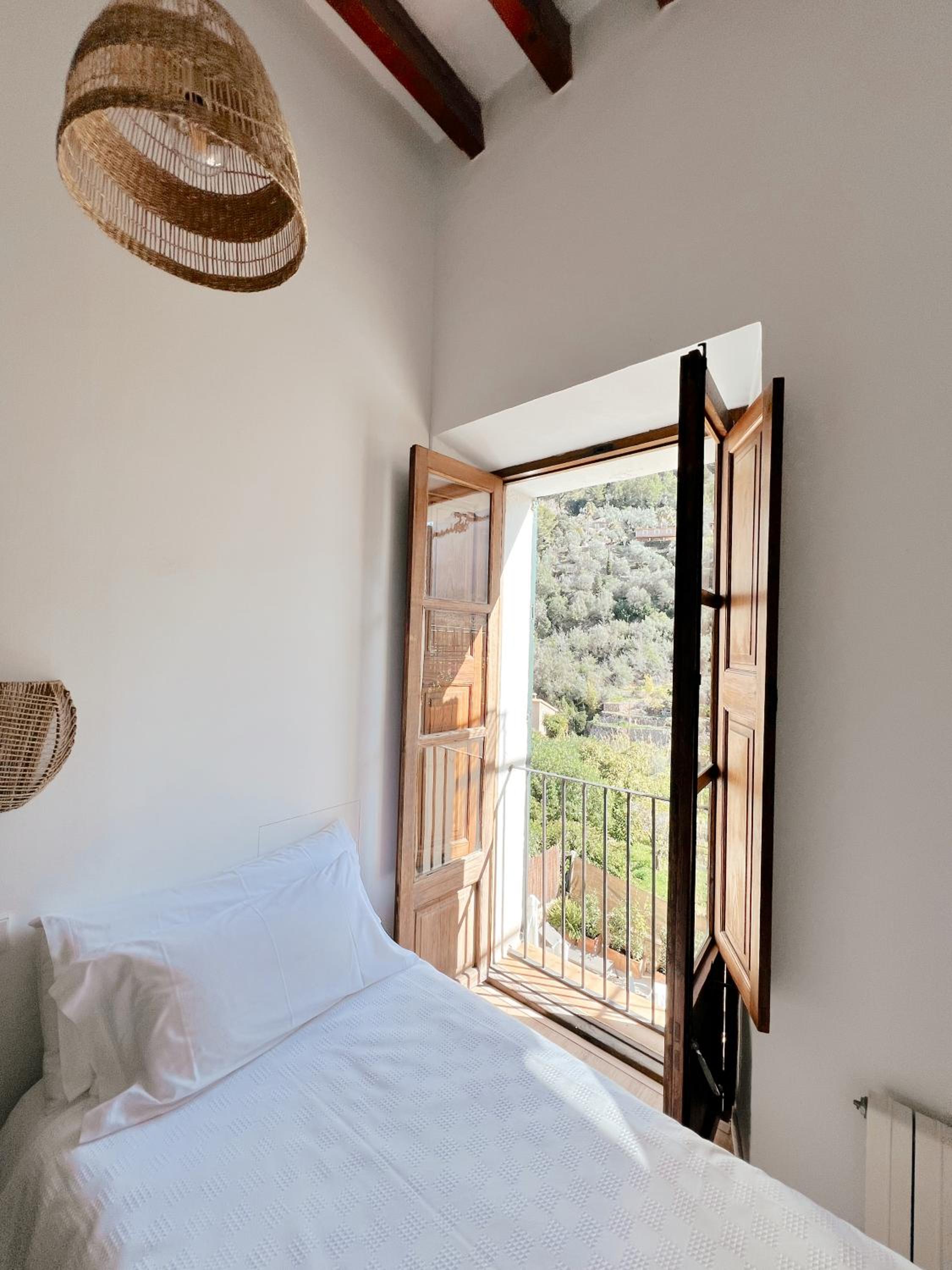 Habitación individual con vista a la montaña