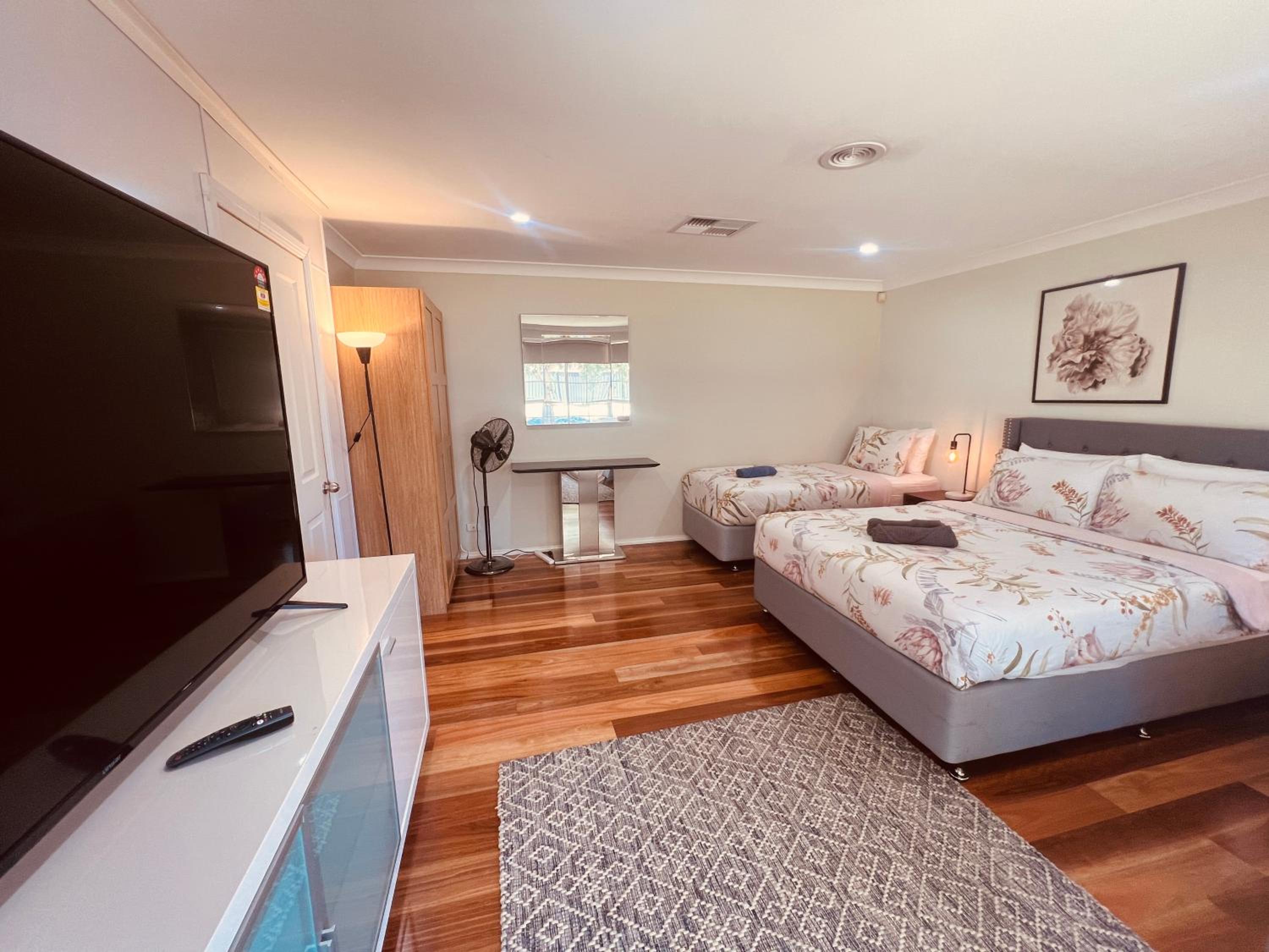 Family Room with Shared Bathroom