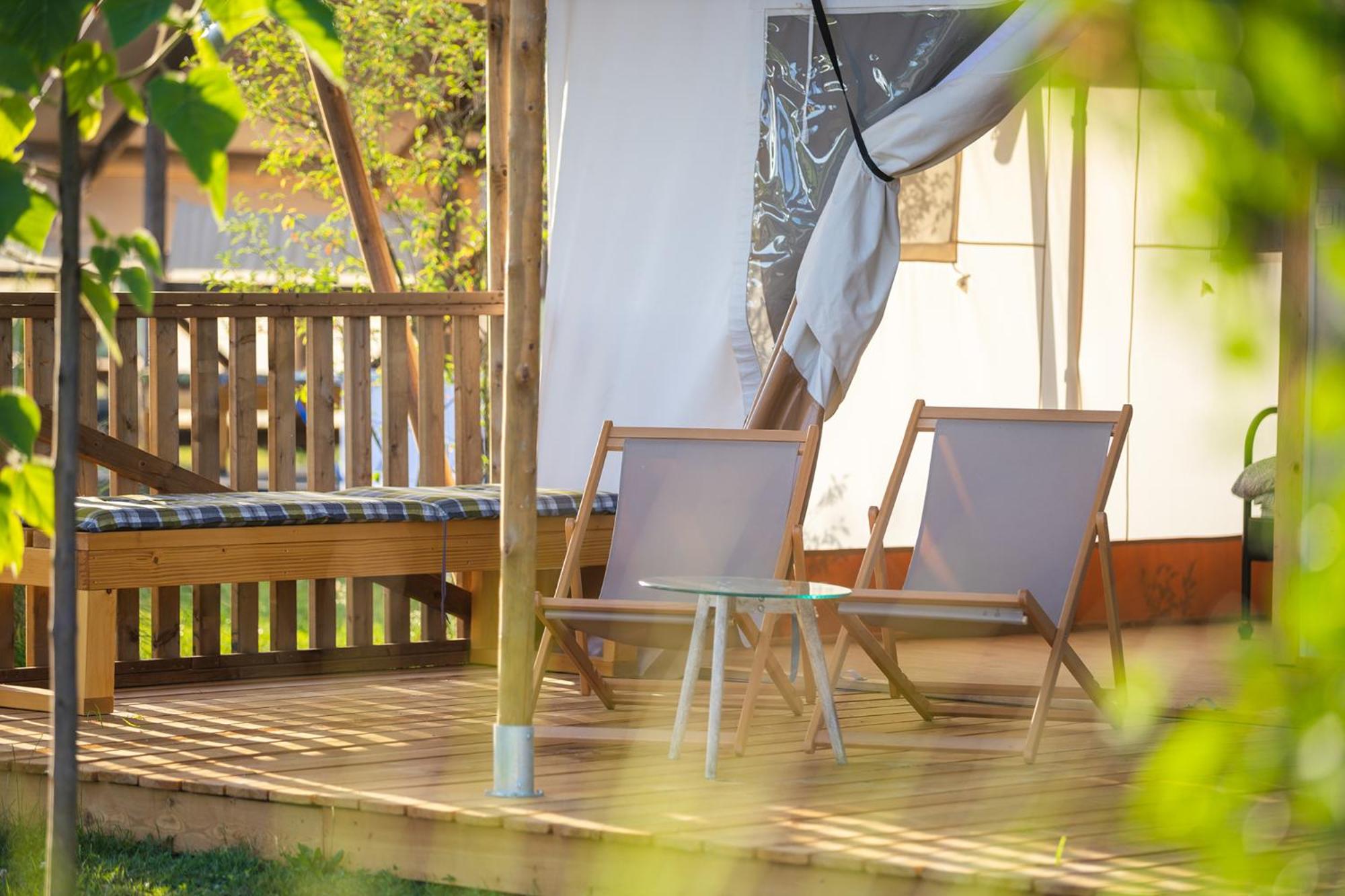 Premium Glamping Tent with Bathroom & Hot Tub photo 1