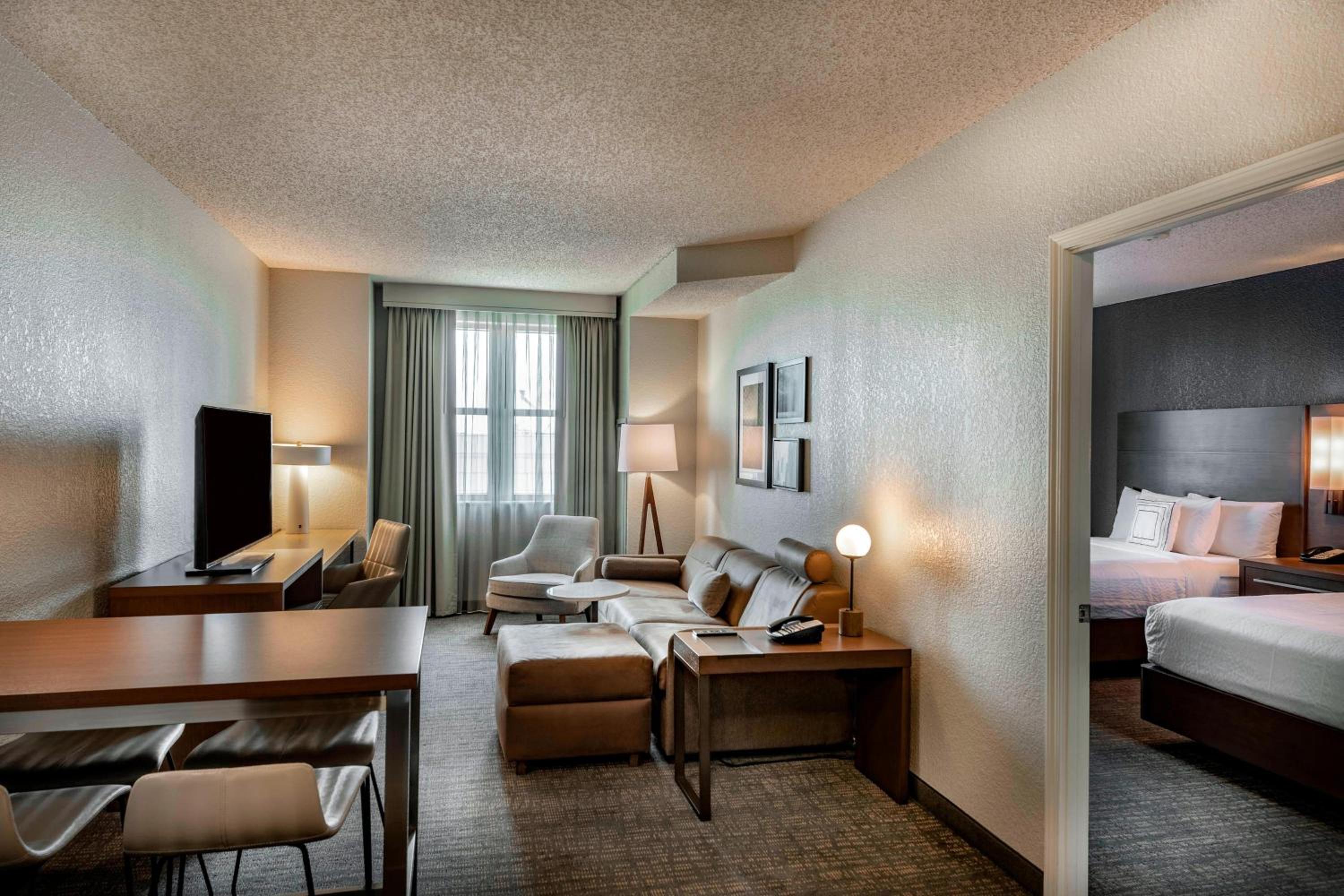 One-Bedroom Suite with Two Queen Beds with Sofa Bed and Roll-In Shower - Mobility Accessible