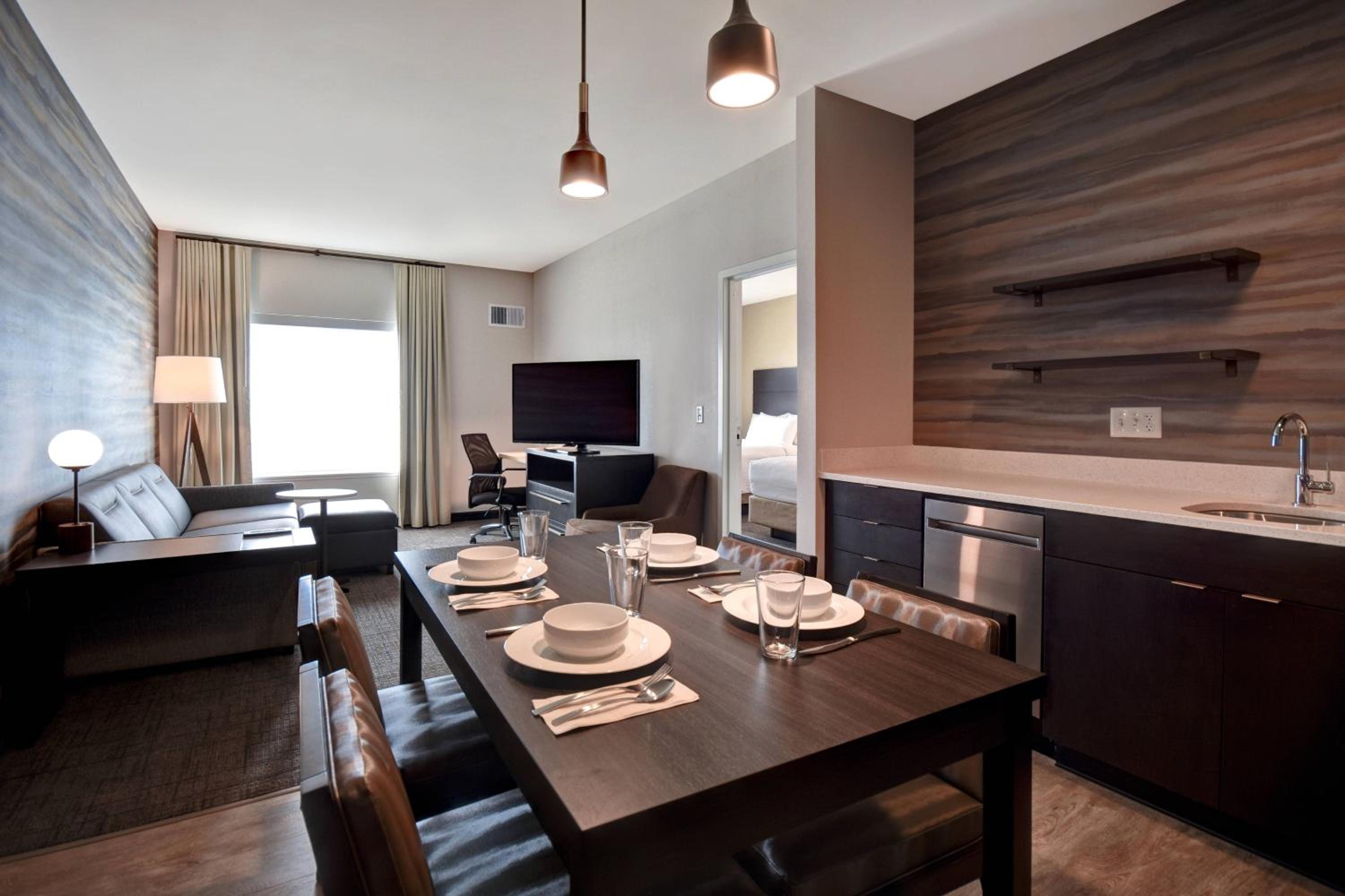 One-Bedroom Suite with Two Queen Beds with Sofa Bed and Roll-In Shower - Mobility Accessible