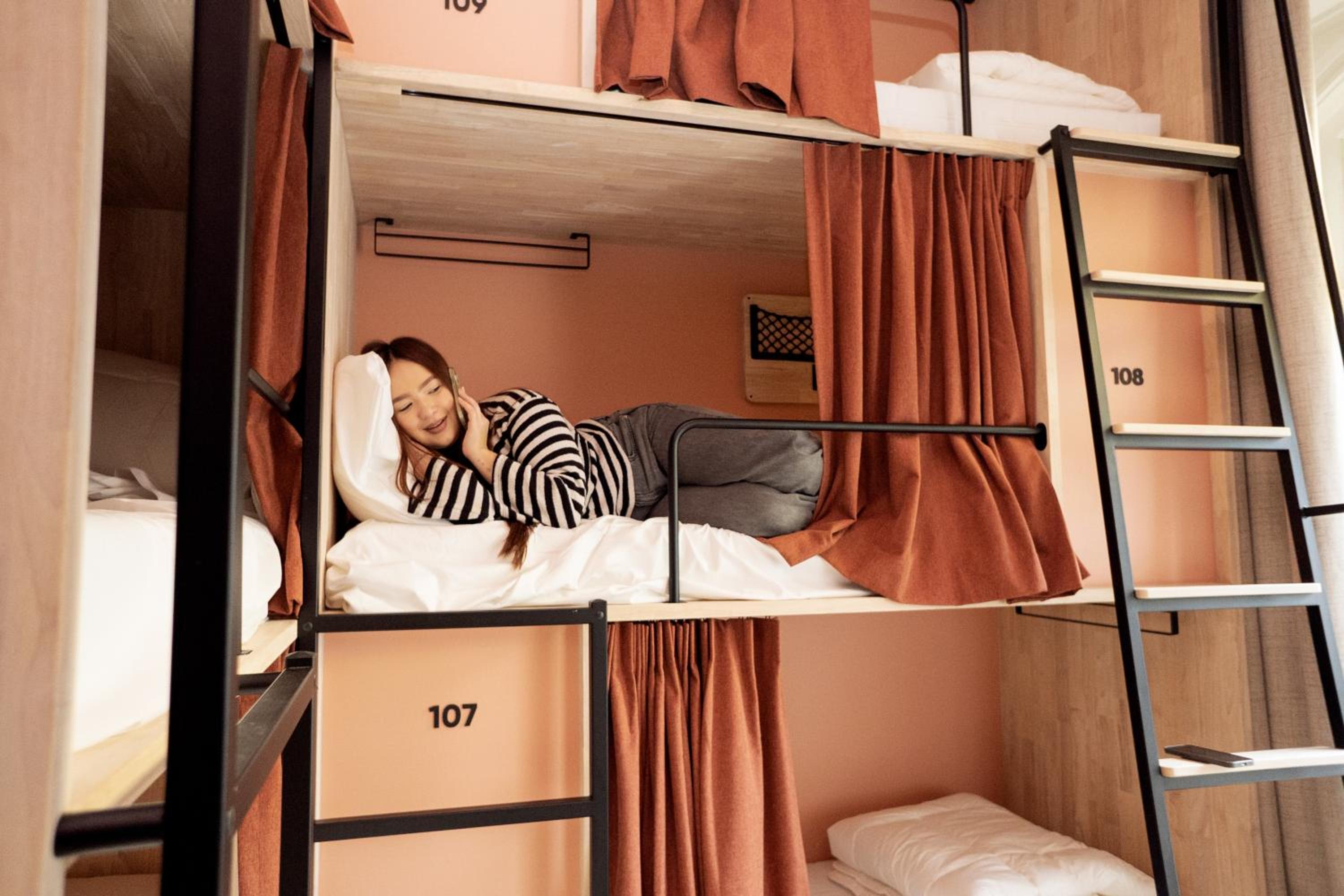 Bunk Bed in Female Dormitory Room  9 Beds