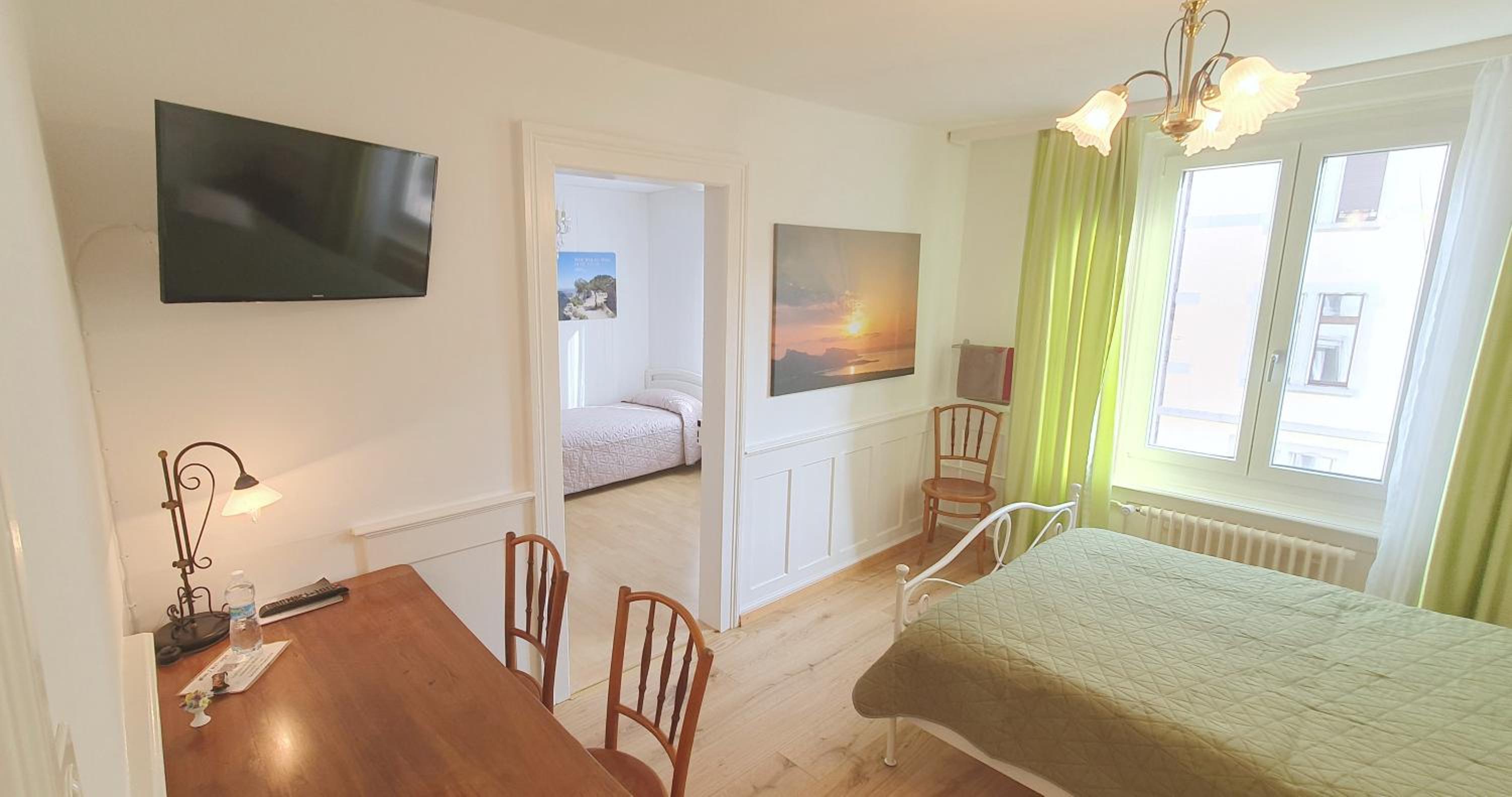 Three-Bedroom Apartment with Balcony
