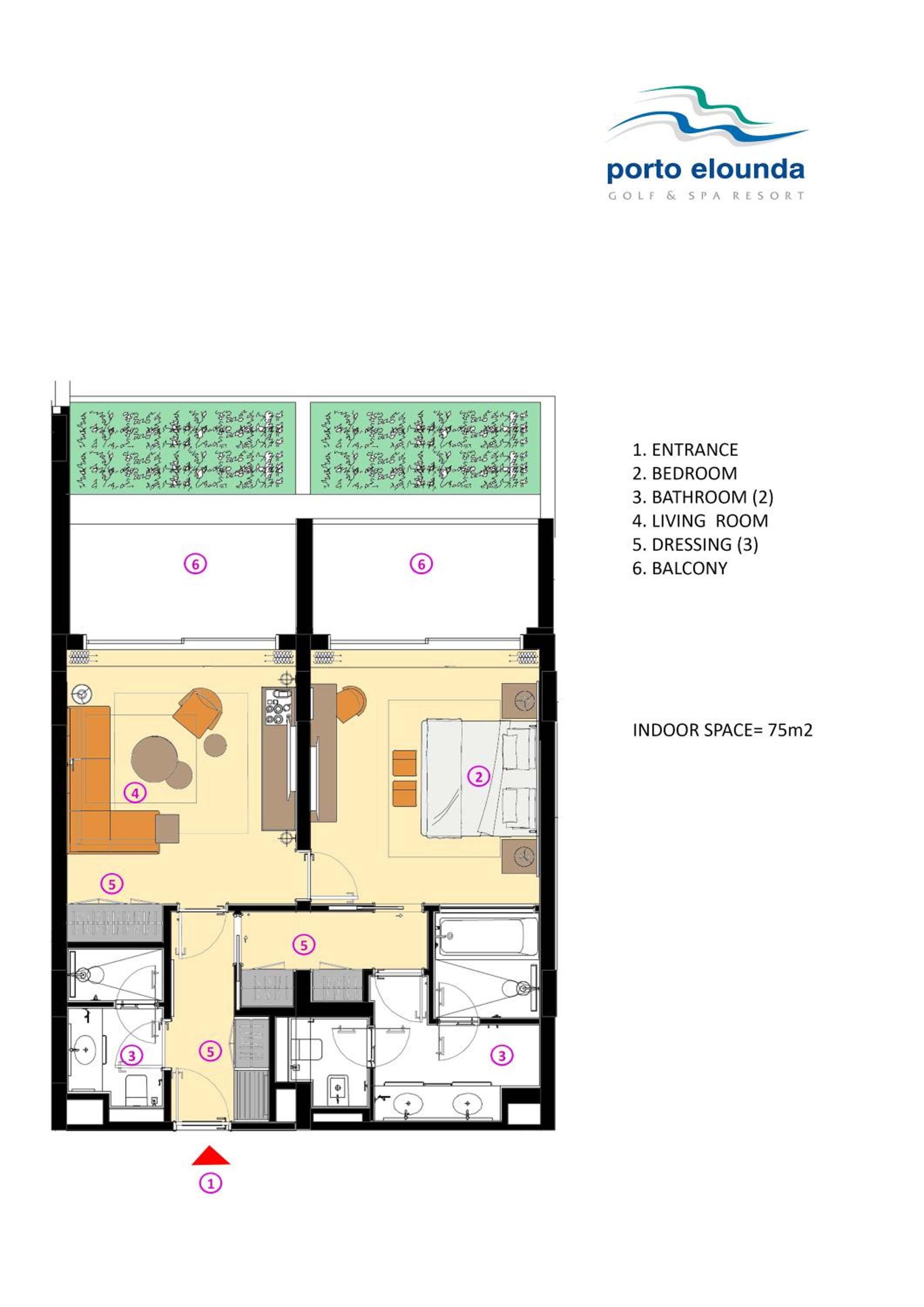 Premium Family One Bedroom Suite - Photo 4