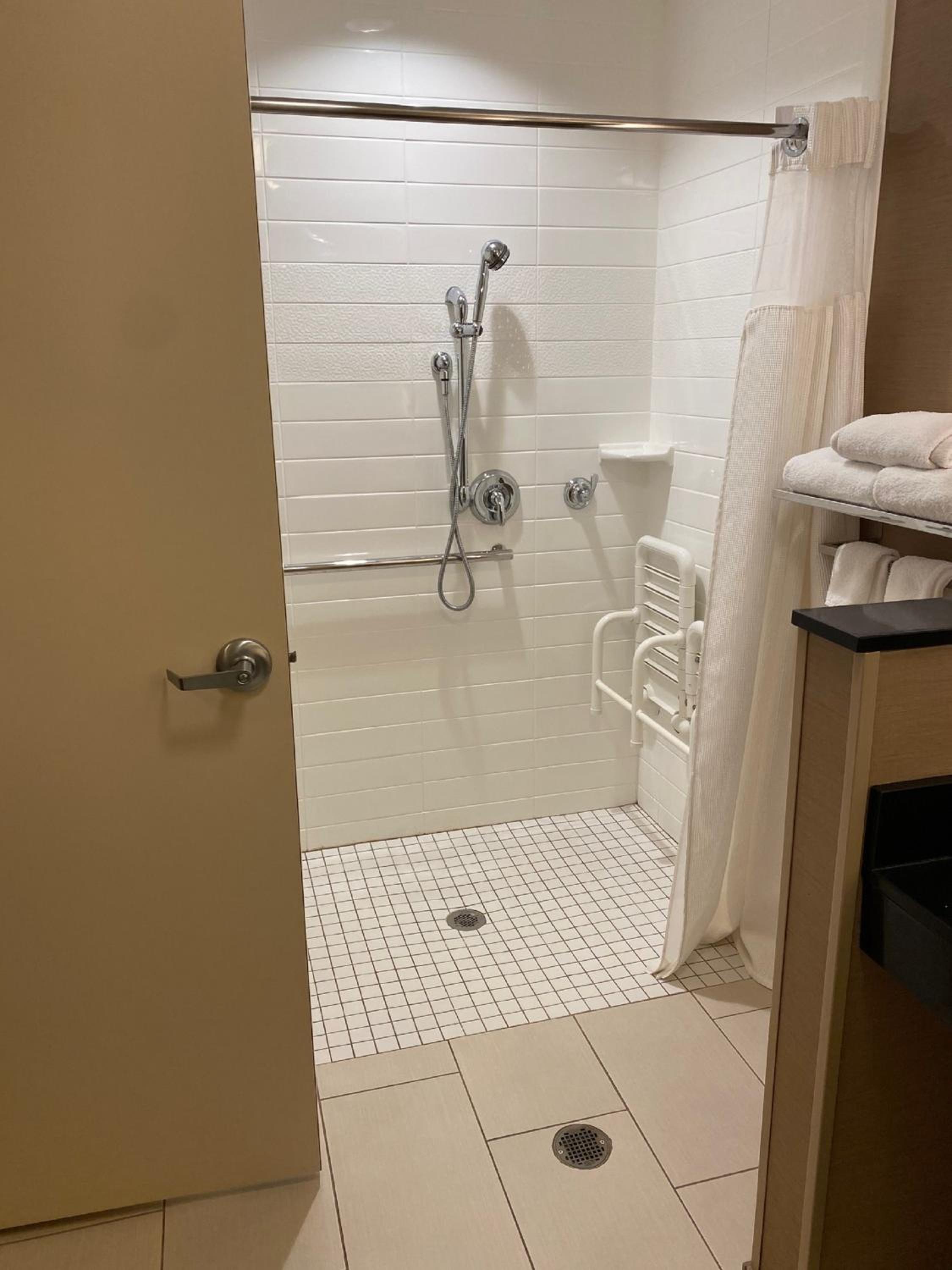 King Room with Roll-in Shower - Mobility and Hearing Accessible