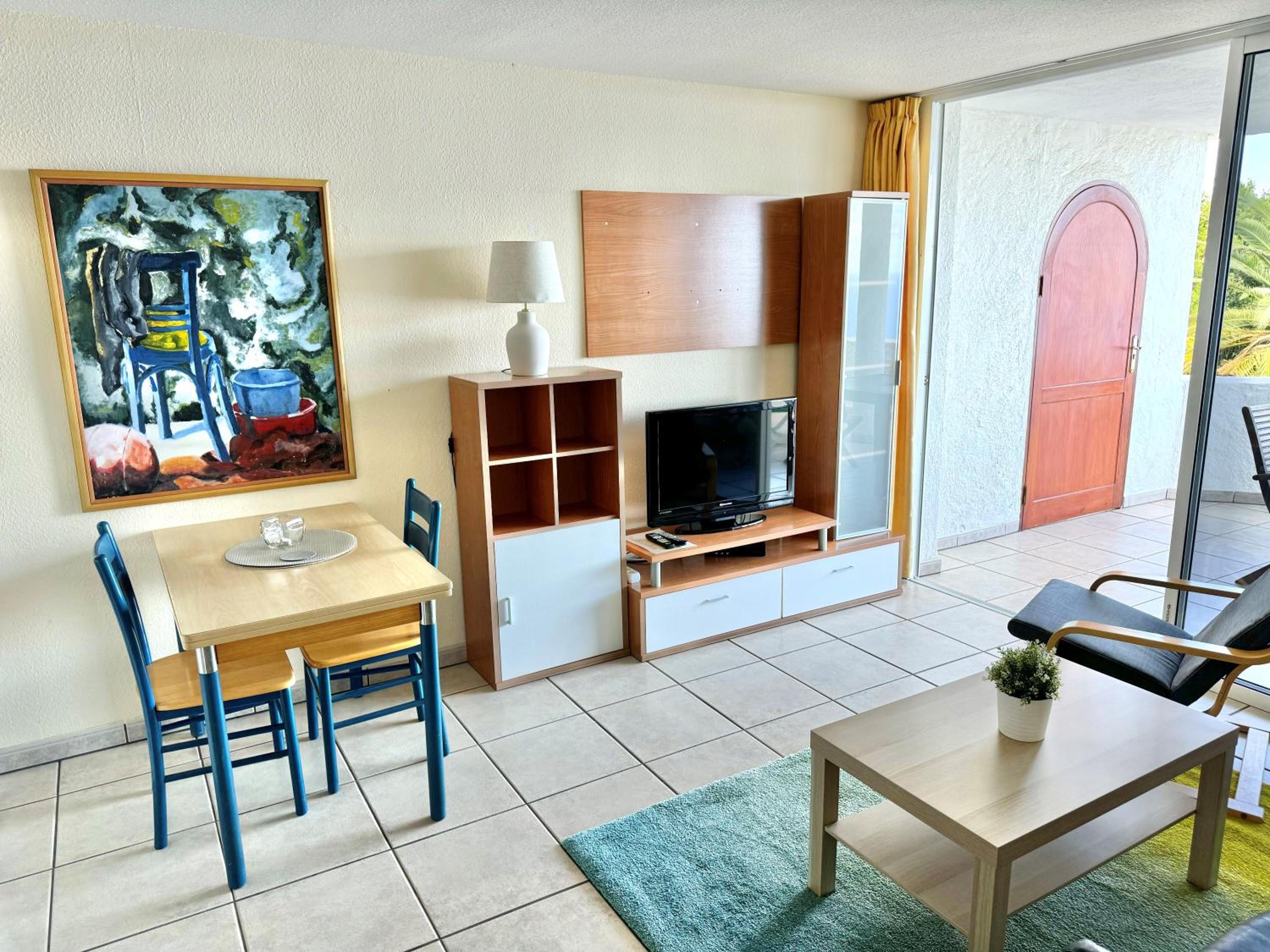 One-Bedroom Apartment with Balcony and Sea View