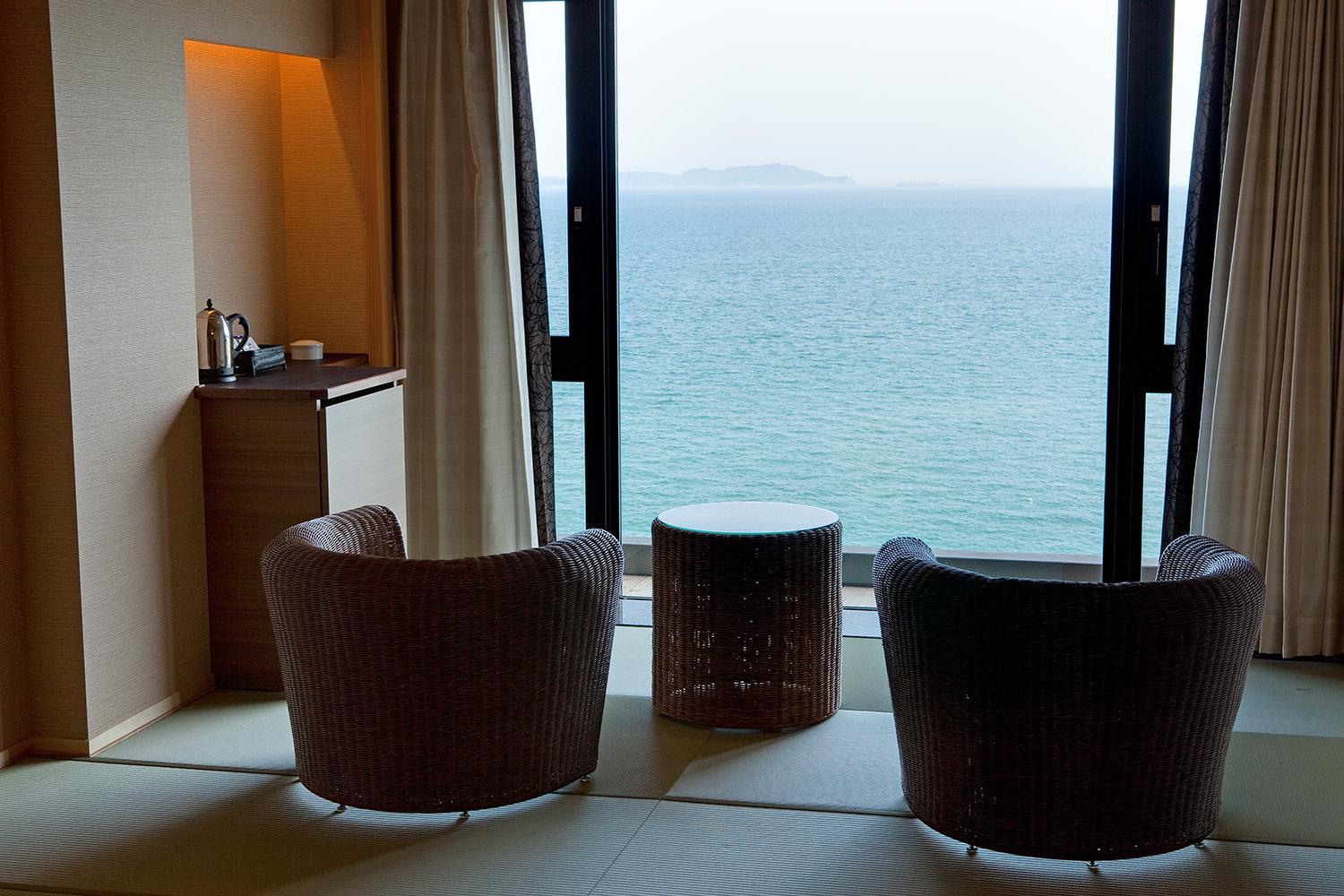 Japanese-Western Room with Tatami Area and Open-Air Bath B - Non-Smoking (3rd-6th Floor) (Breakfast)