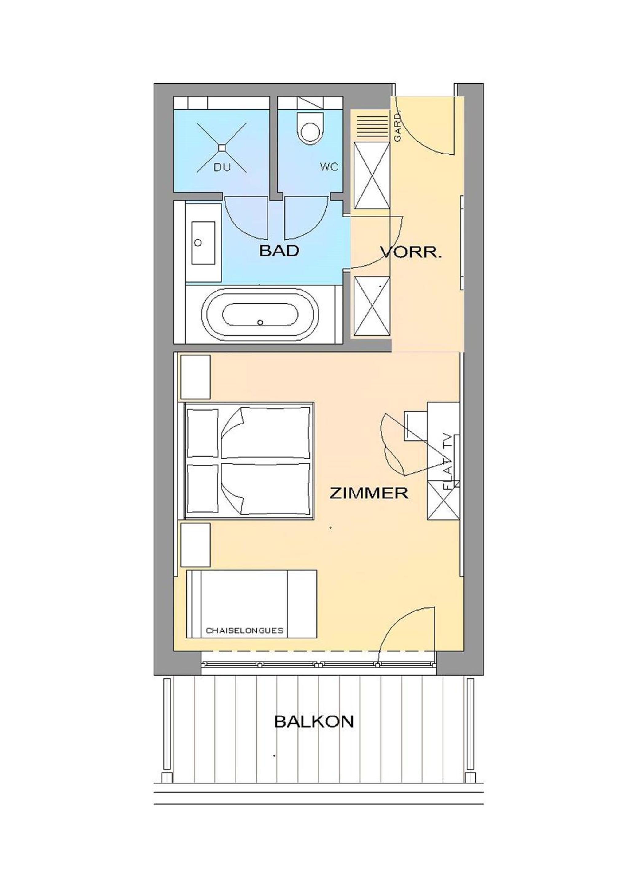 Deluxe Double Room with Balcony photo 3