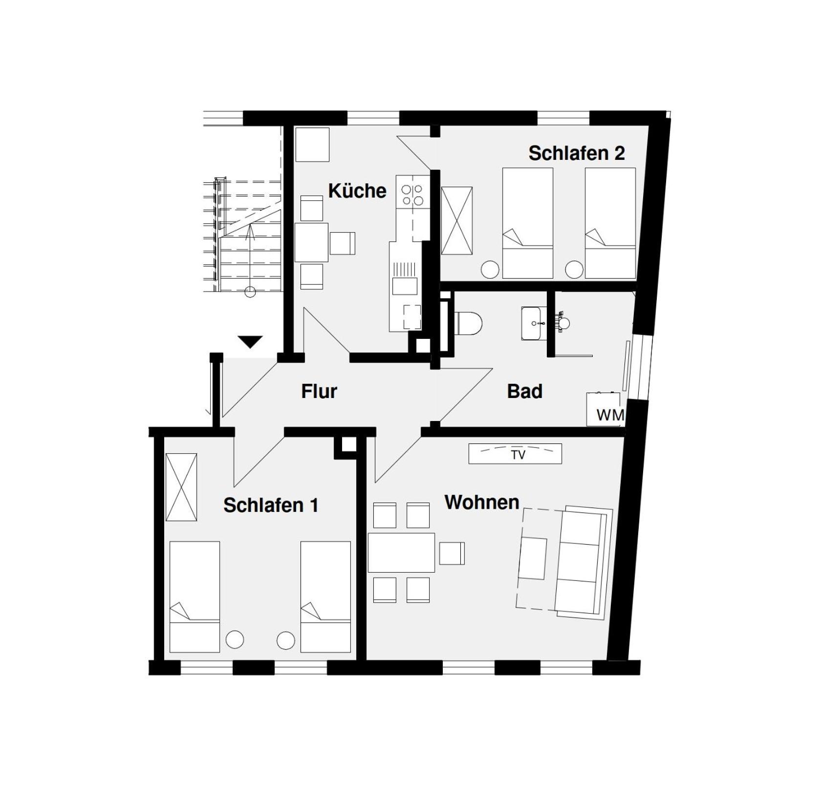Two-Bedroom Apartment photo 1