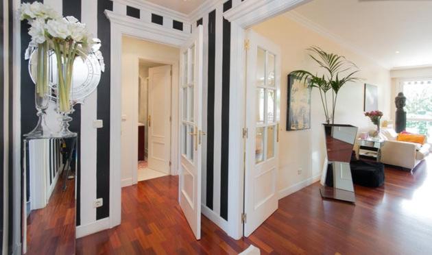 Apartamento con vista al jardín