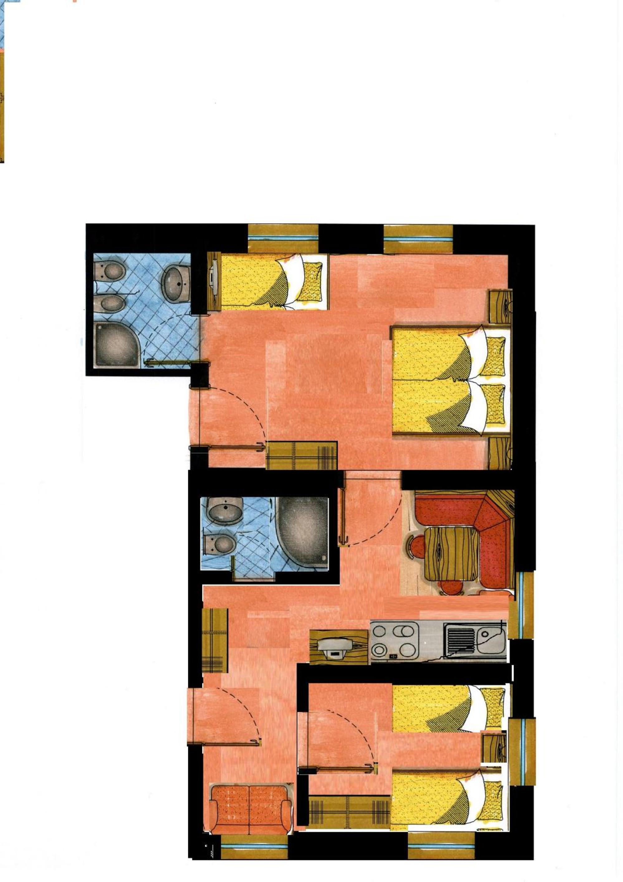 Two-Bedroom Family Apartment