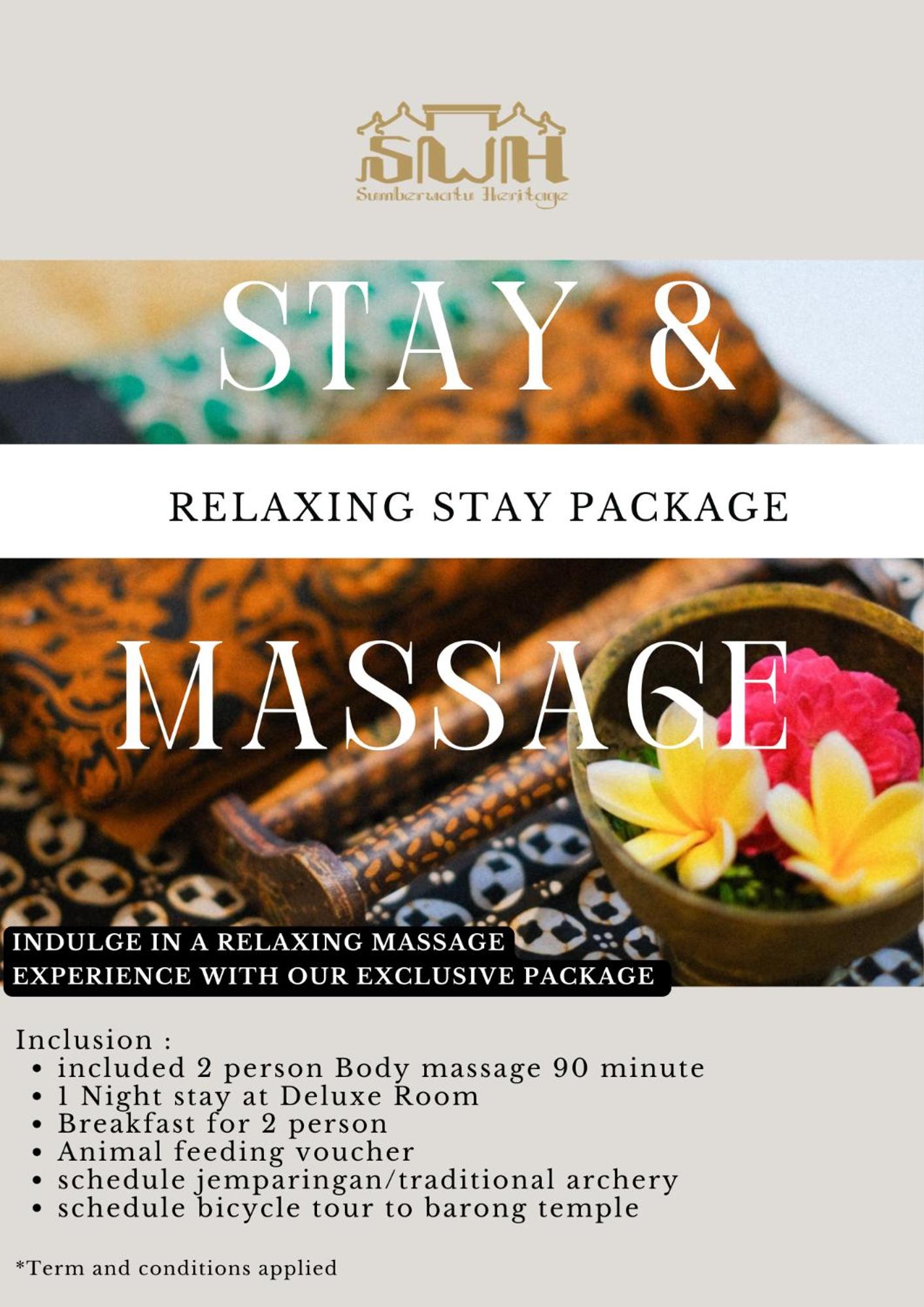 Relaxing Stay Package at Deluxe Room
