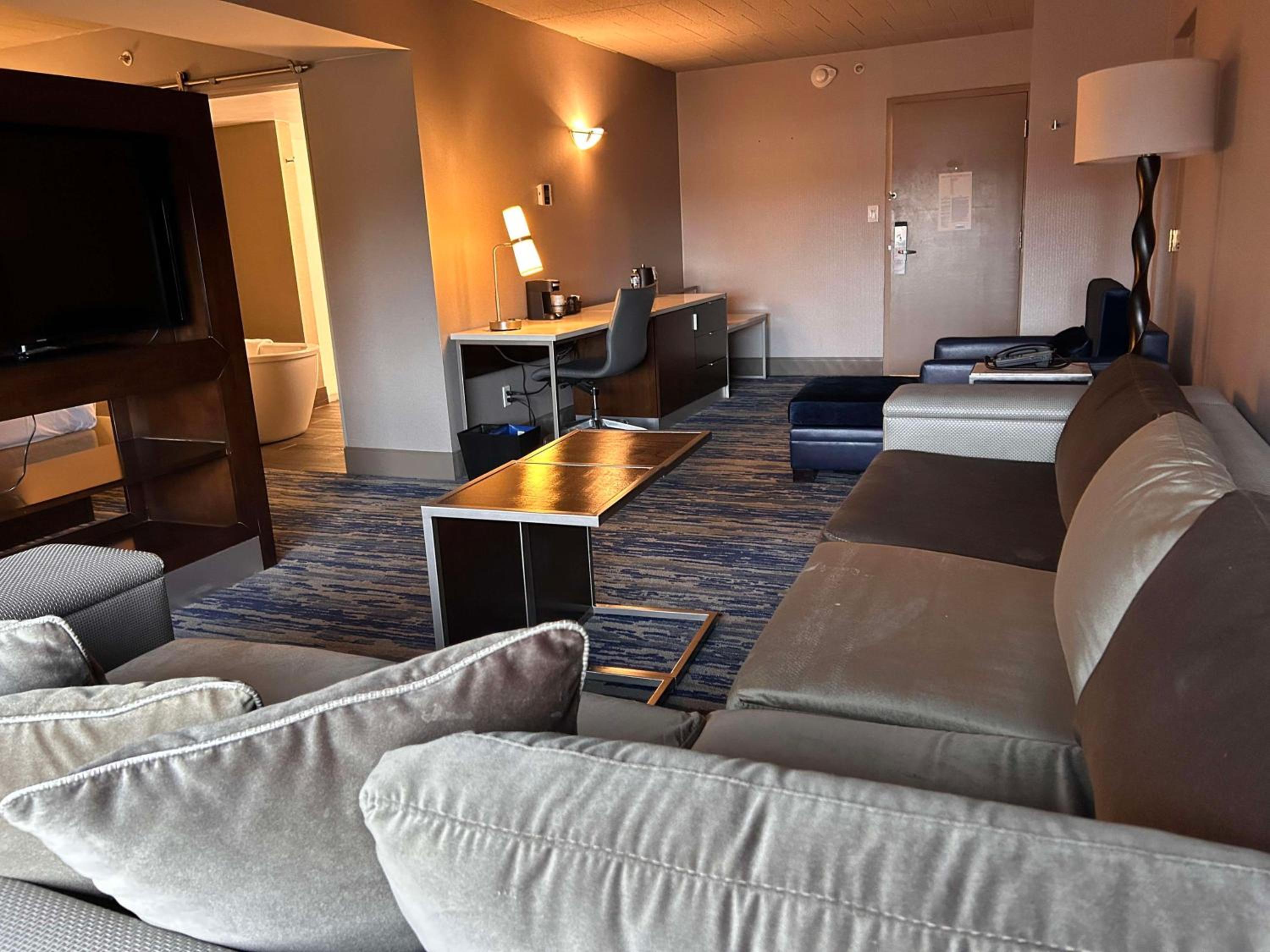 King Suite with Sofa Bed, Living Room and Soaker Tub - Non-Smoking - Photo 3