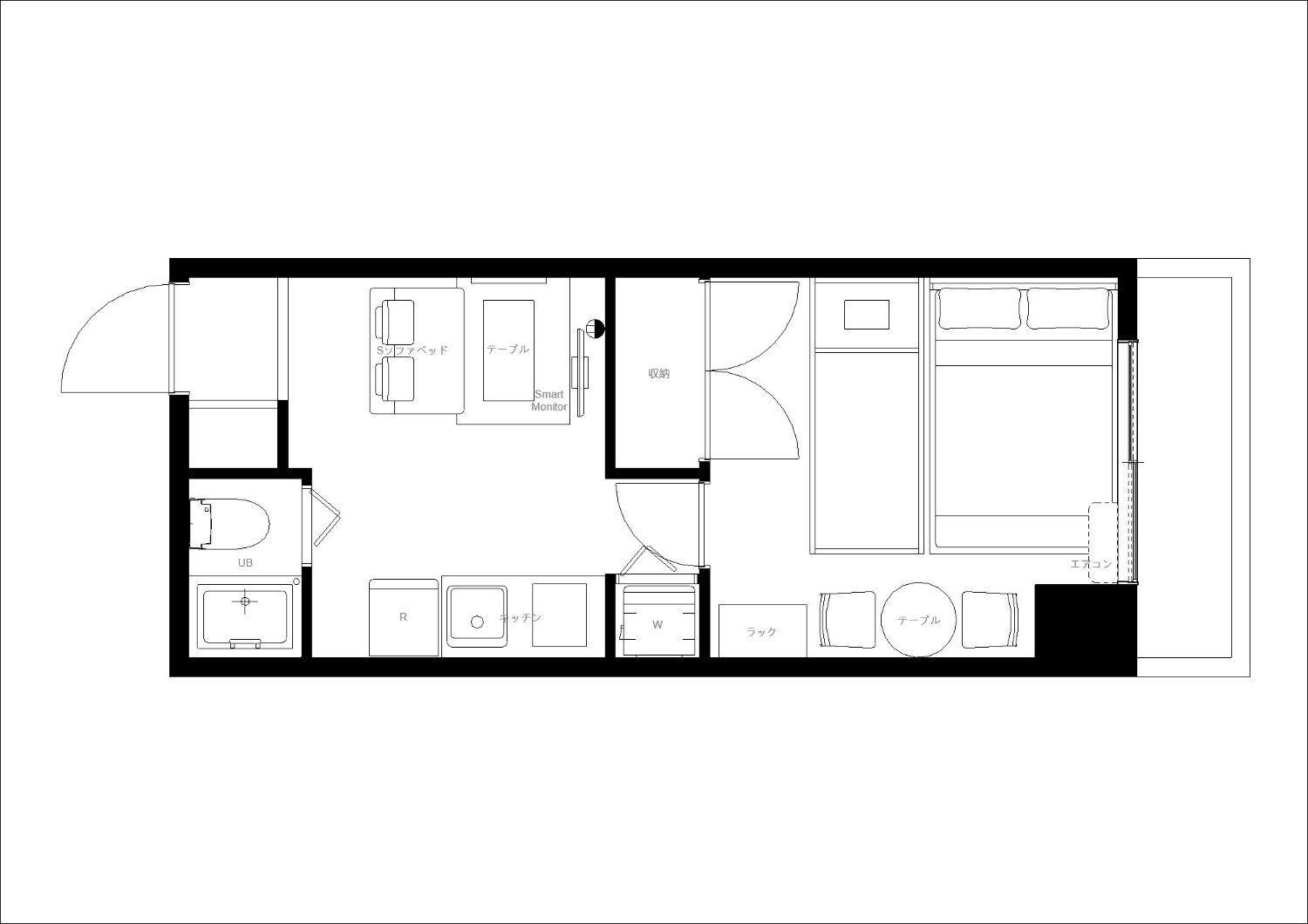 One-Bedroom Apartment with Balcony photo 1