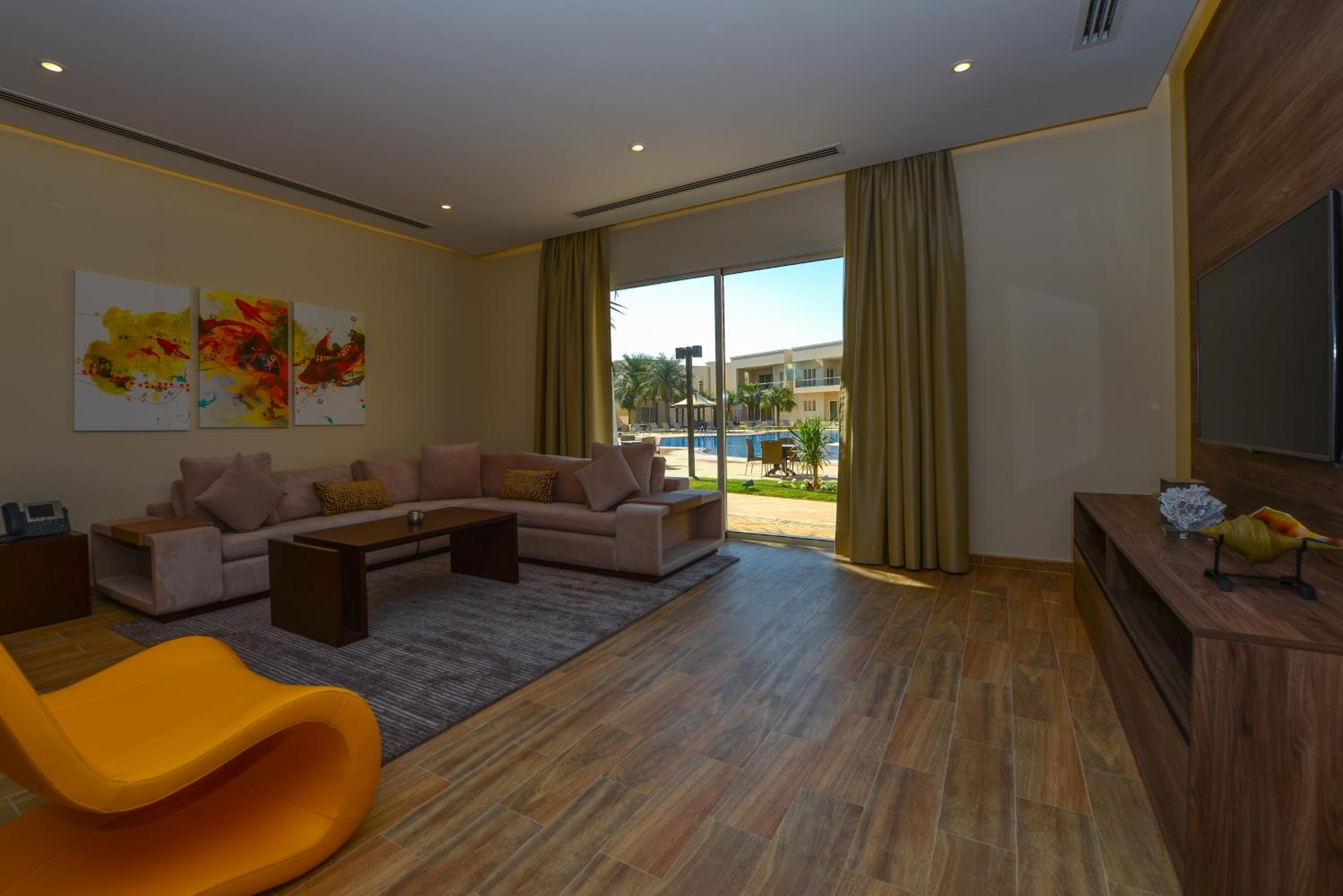 Three-Bedroom Villa with Pool View