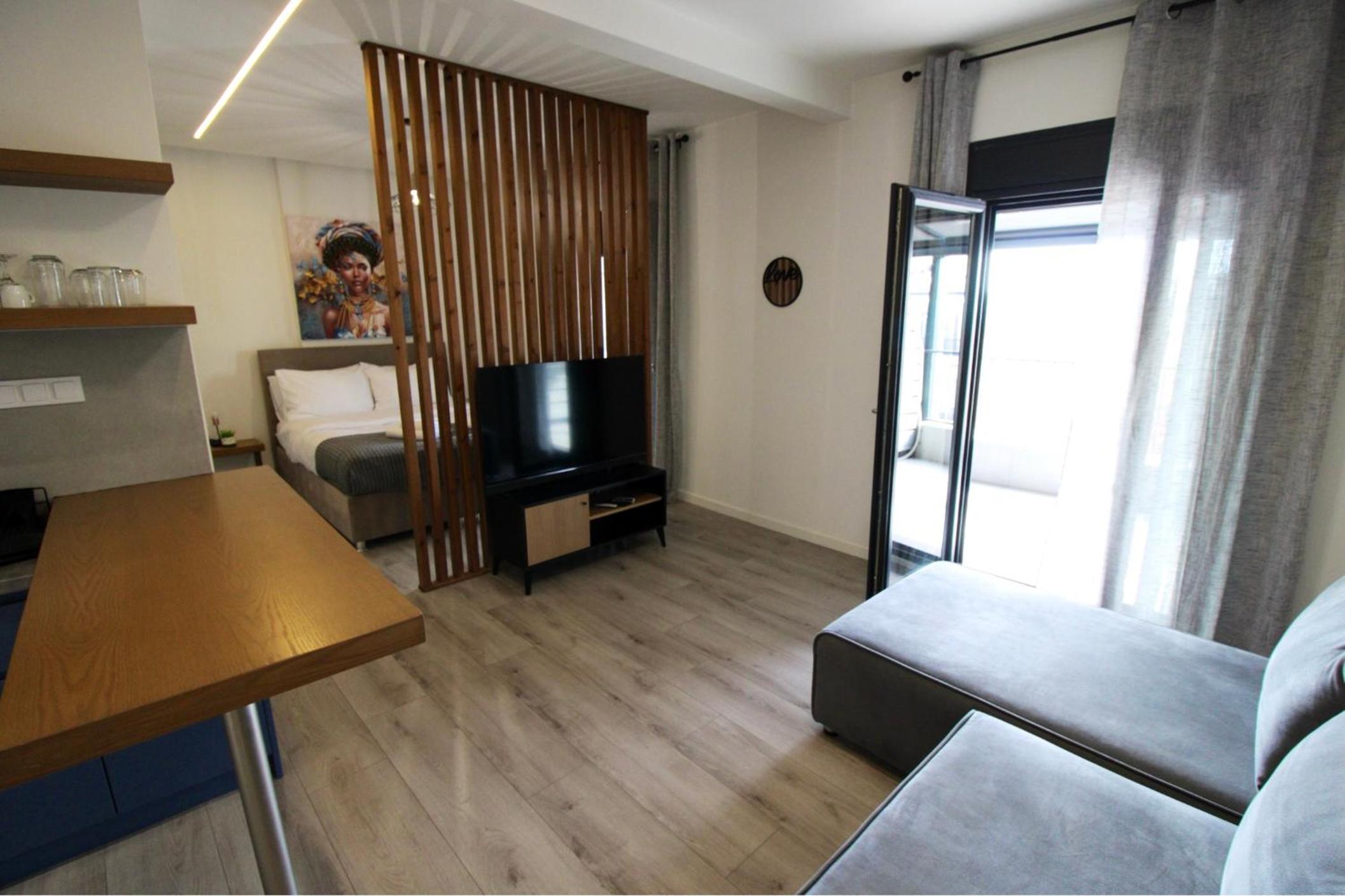 Studio with Balcony