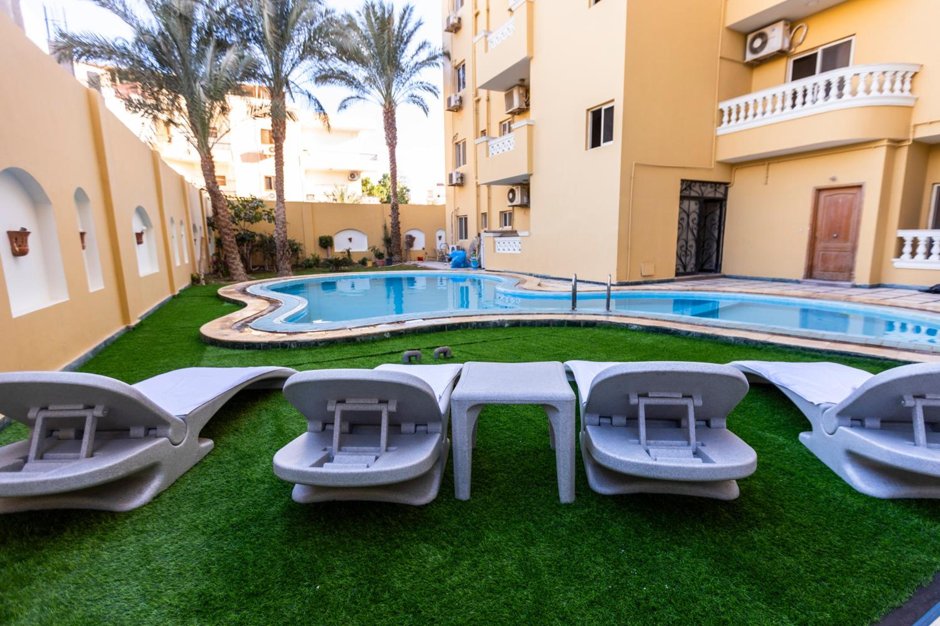 Two-Bedroom Apartment with Pool View