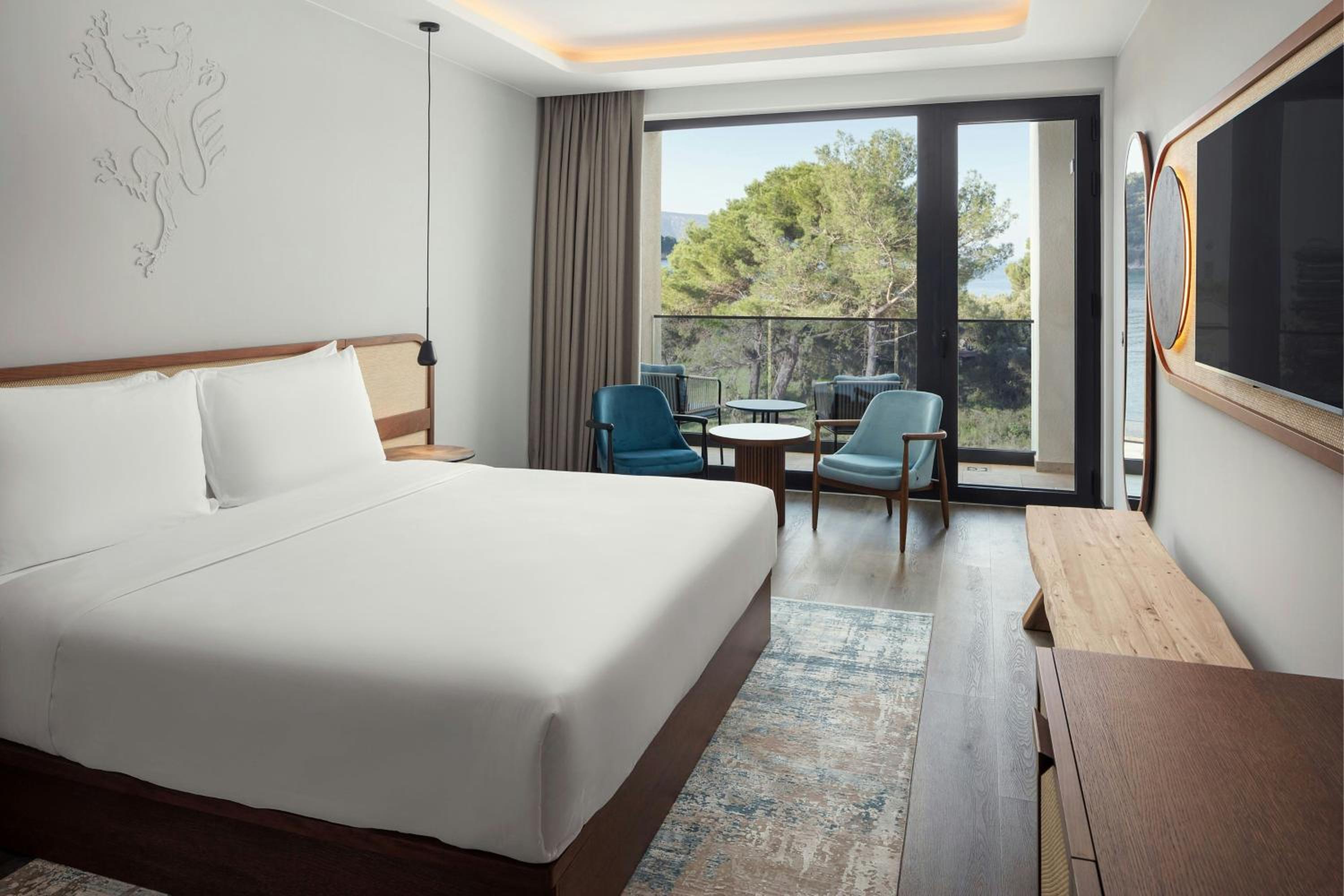 King Room with Balcony and Partial Sea View - Kvarner