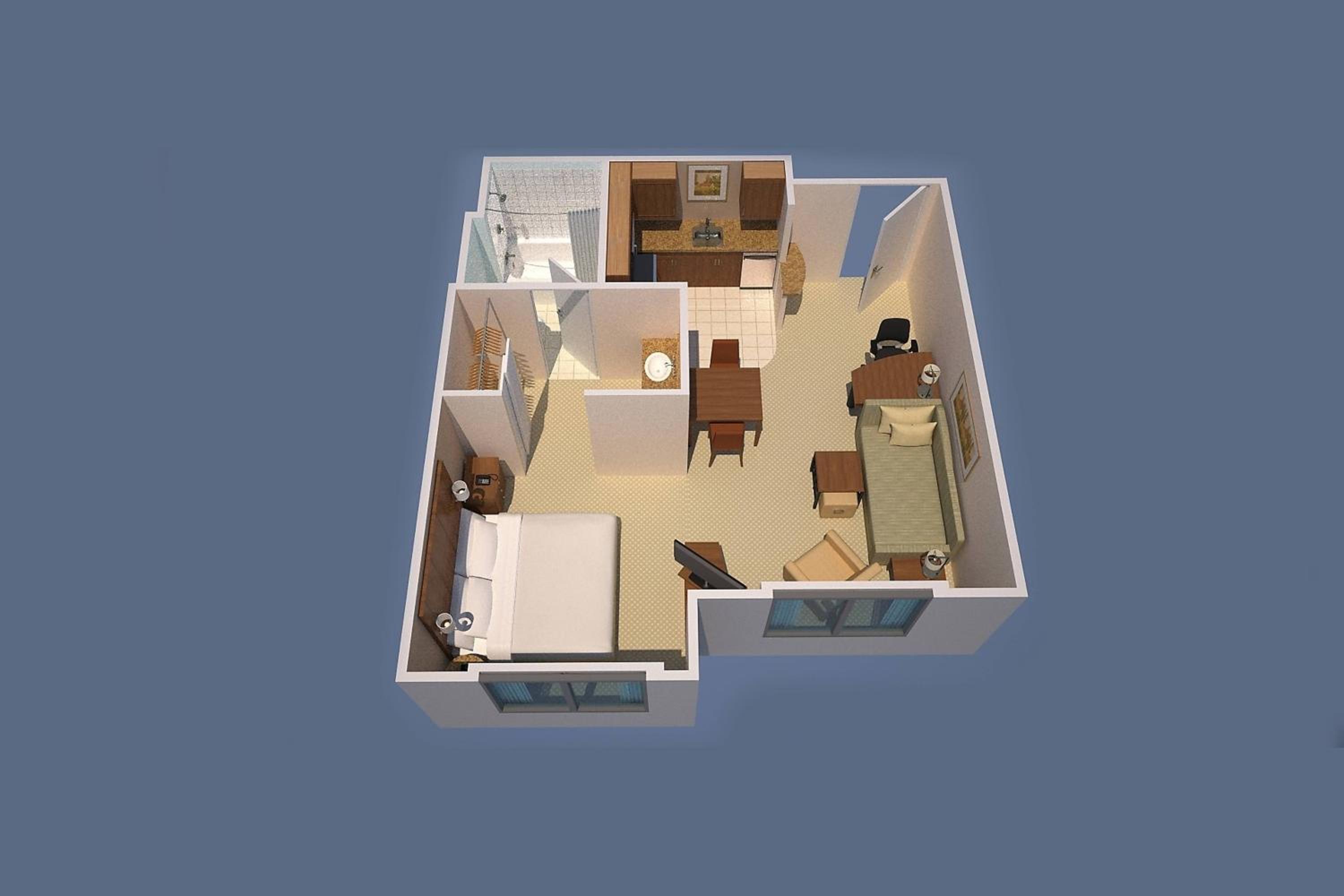 Studio King Suite with Sofa Bed - Mobility Accessible with Tub - Photo 5