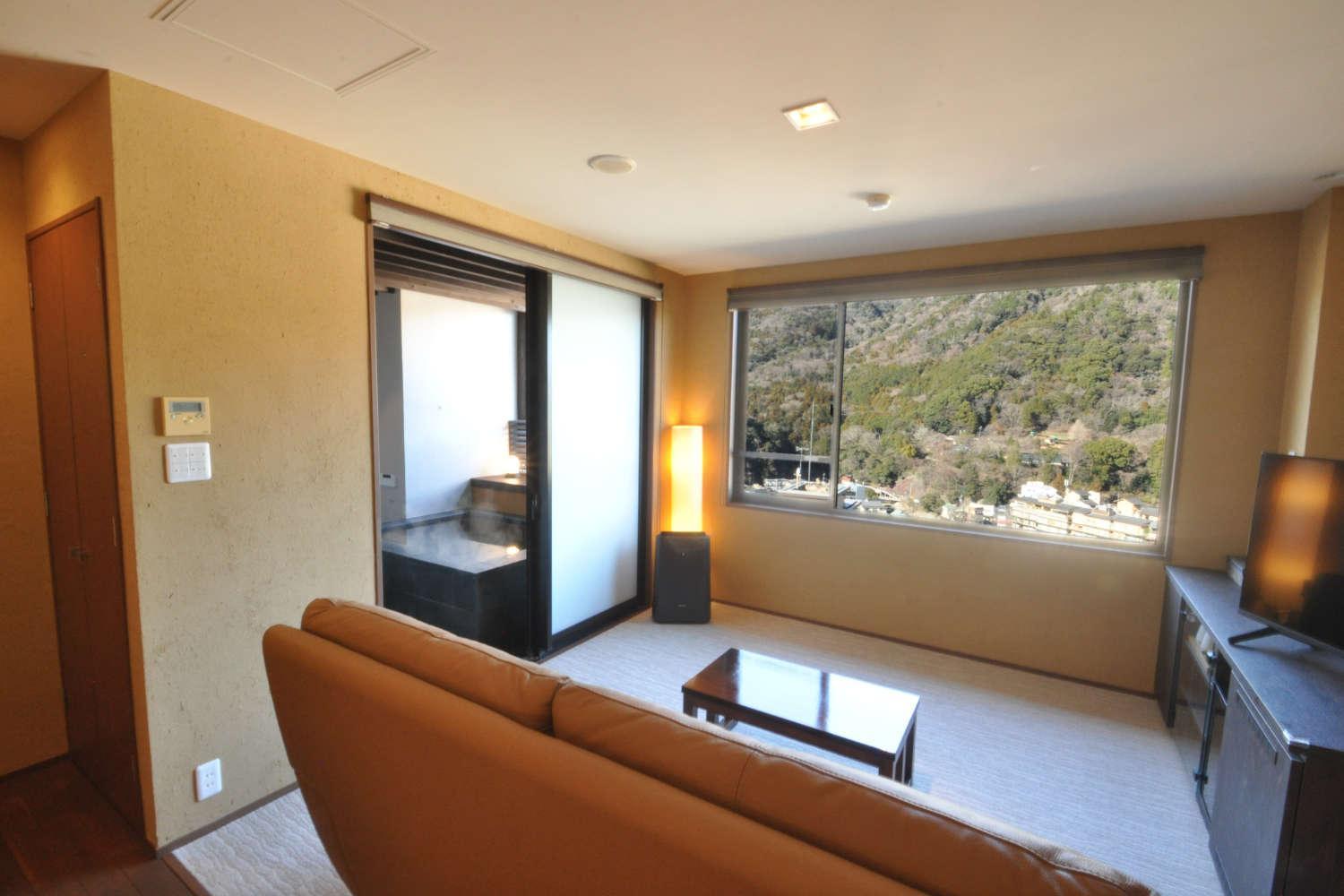 【Adult Only】Luxury Tower - Twin Room with Open-Air Bath - Top floor / Japanese Style Dinner thumbnail 5