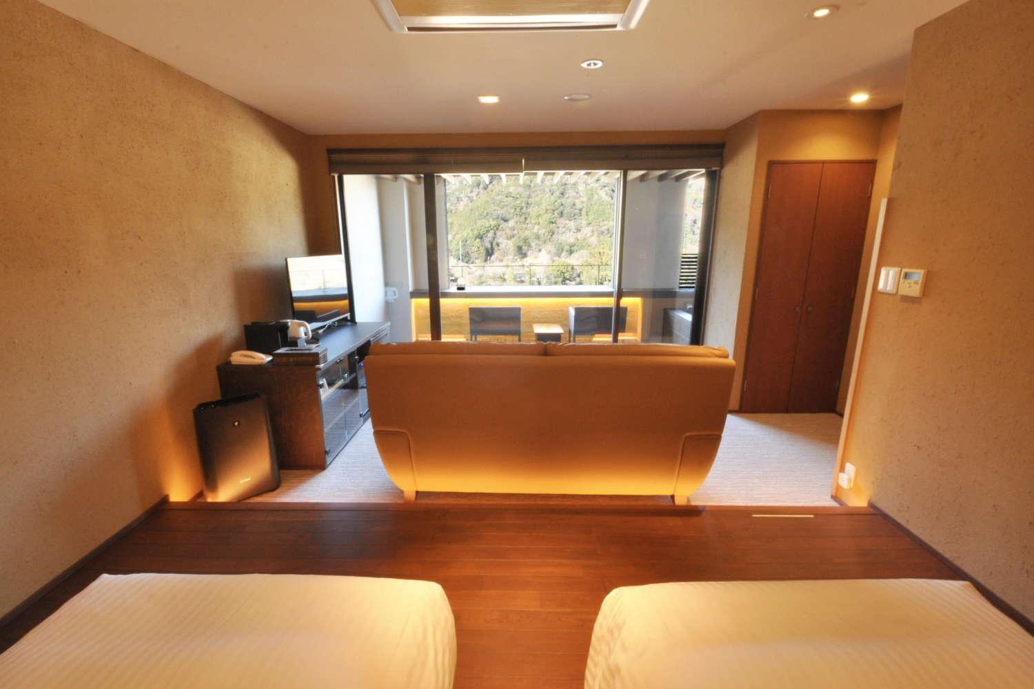 【Adult Only】Luxury Tower - Deluxe Twin Room with Open-Air Bath - Top floor / Japanese Style Dinner thumbnail 5