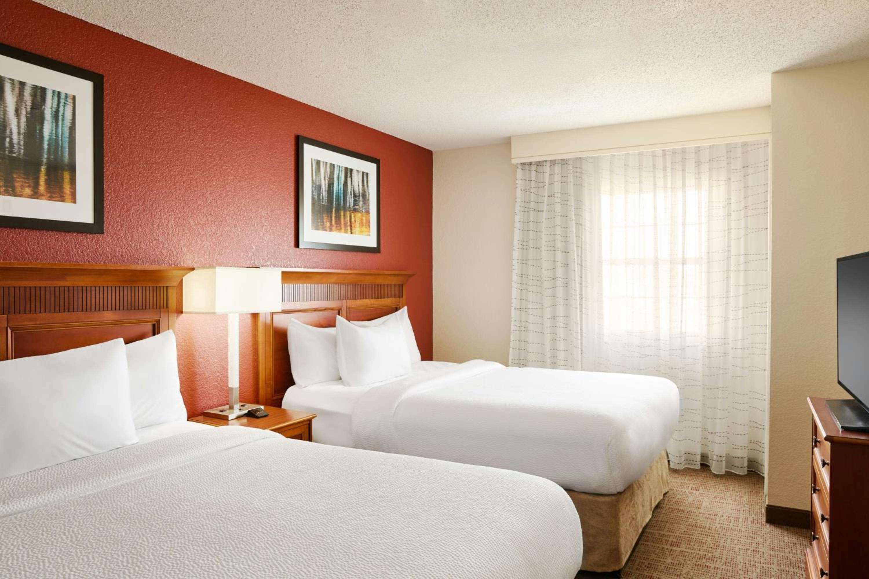 One-Bedroom Suite with Two Queen Beds and Sofa Bed - Mobility Accessible with Roll-in Shower