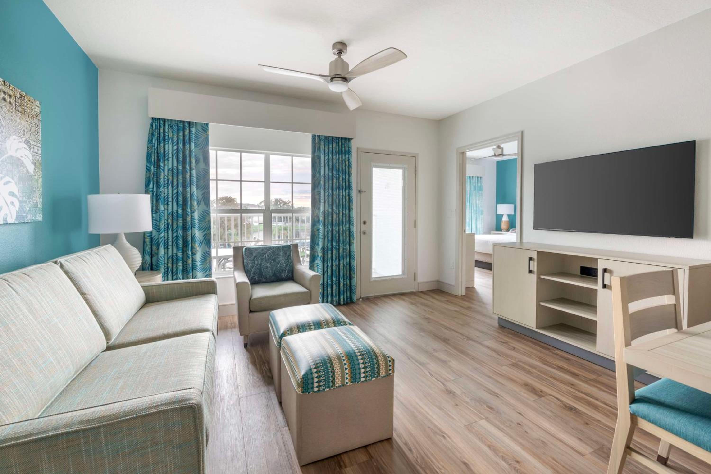 Three-Bedroom King Suite with One Queen and Two Double Beds